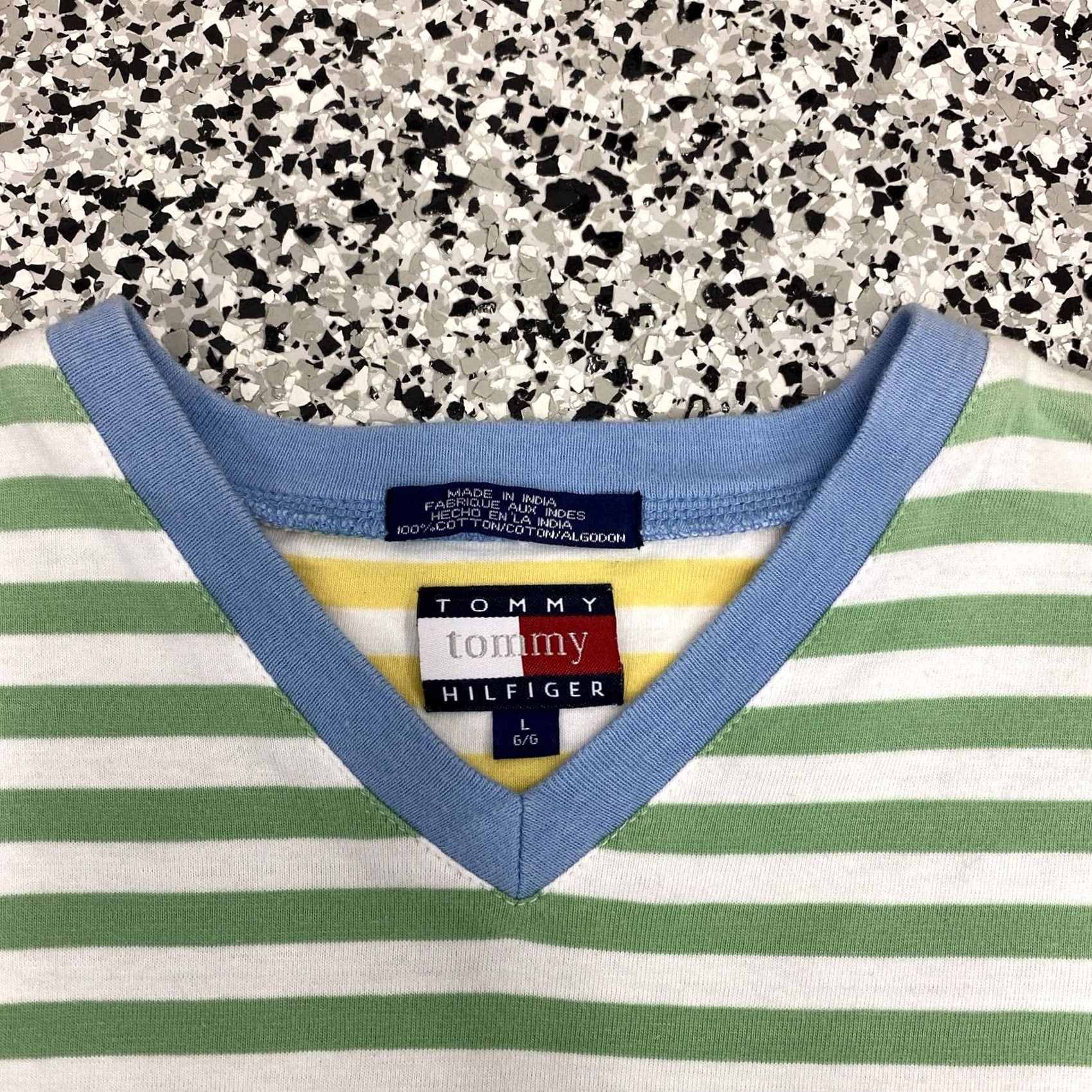 Tommy Hilfiger Tommy Hilfiger Vintage T Shirt Mens L Green Embroidered USA 90s Shirt Mens Green 90s USA Embroidered Size US L / EU 52-54 / 3 - 3 Thumbnail