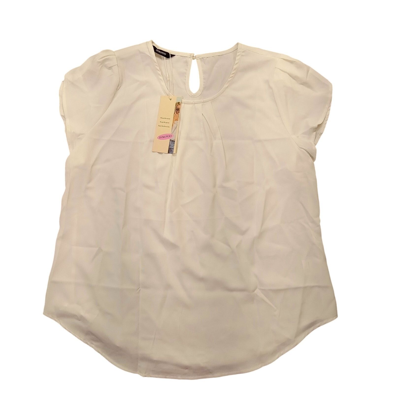 & Other Stories New DokoToo Blouse M Women's White Pullover Polyester Size M / US 6-8 / IT 42-44 - 1 Thumbnail
