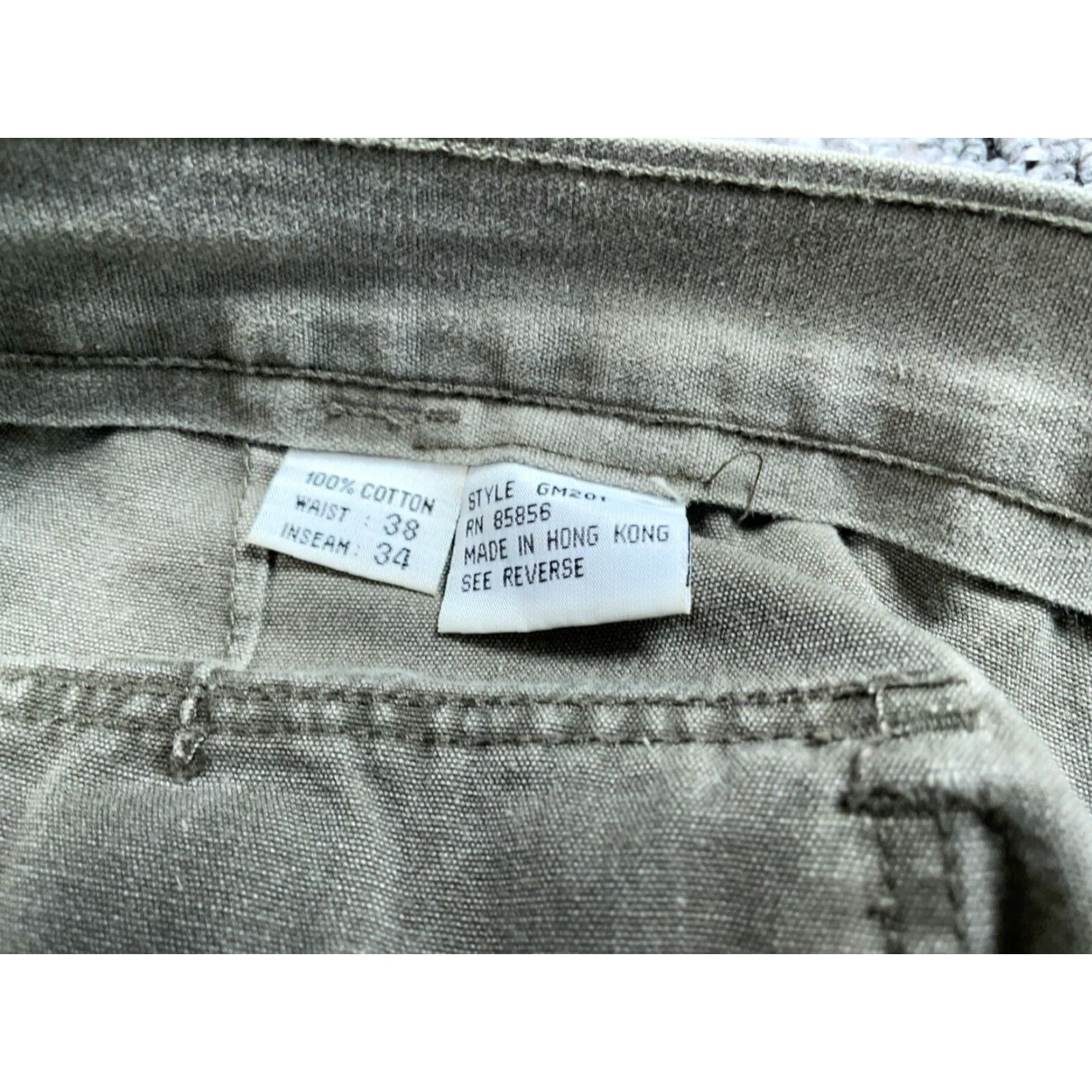 Vintage VINTAGE VTG 90s Convertible Cargo Pants Shorts Men 36 x 32 Green Cargo Pocket Hipster Retro 90s Mens Size US 36 / EU 52 - 4 Thumbnail