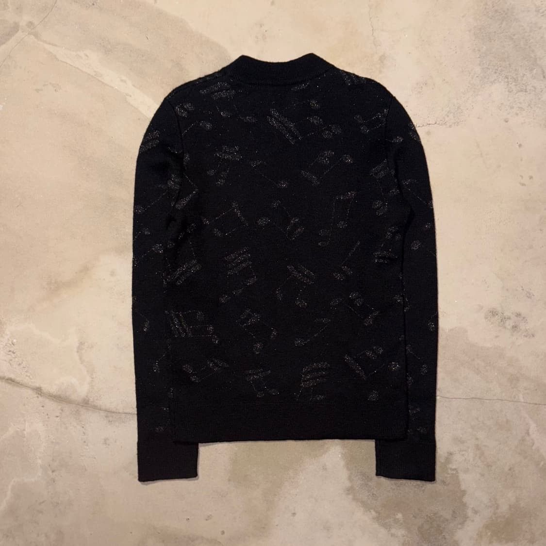 Saint Laurent Paris [M] AW16 Saint Laurent Paris Music Note Sweater Size US M / EU 48-50 / 2 - 3 Thumbnail