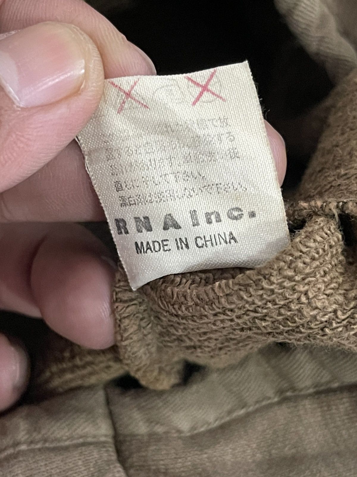 Vintage Vintage RNA Inc Military Style Drawstring Jumper Sweatshirt Size US XL / EU 56 / 4 - 15 Thumbnail