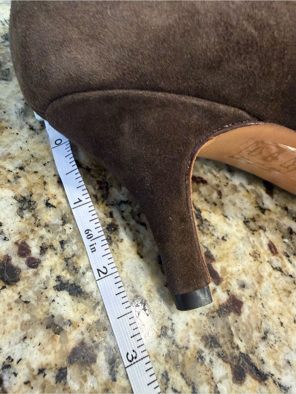 Boden Boden brown suede leather scallop trim heels rockabilly 39 Size US 7.5 / IT 37.5 - 4 Thumbnail