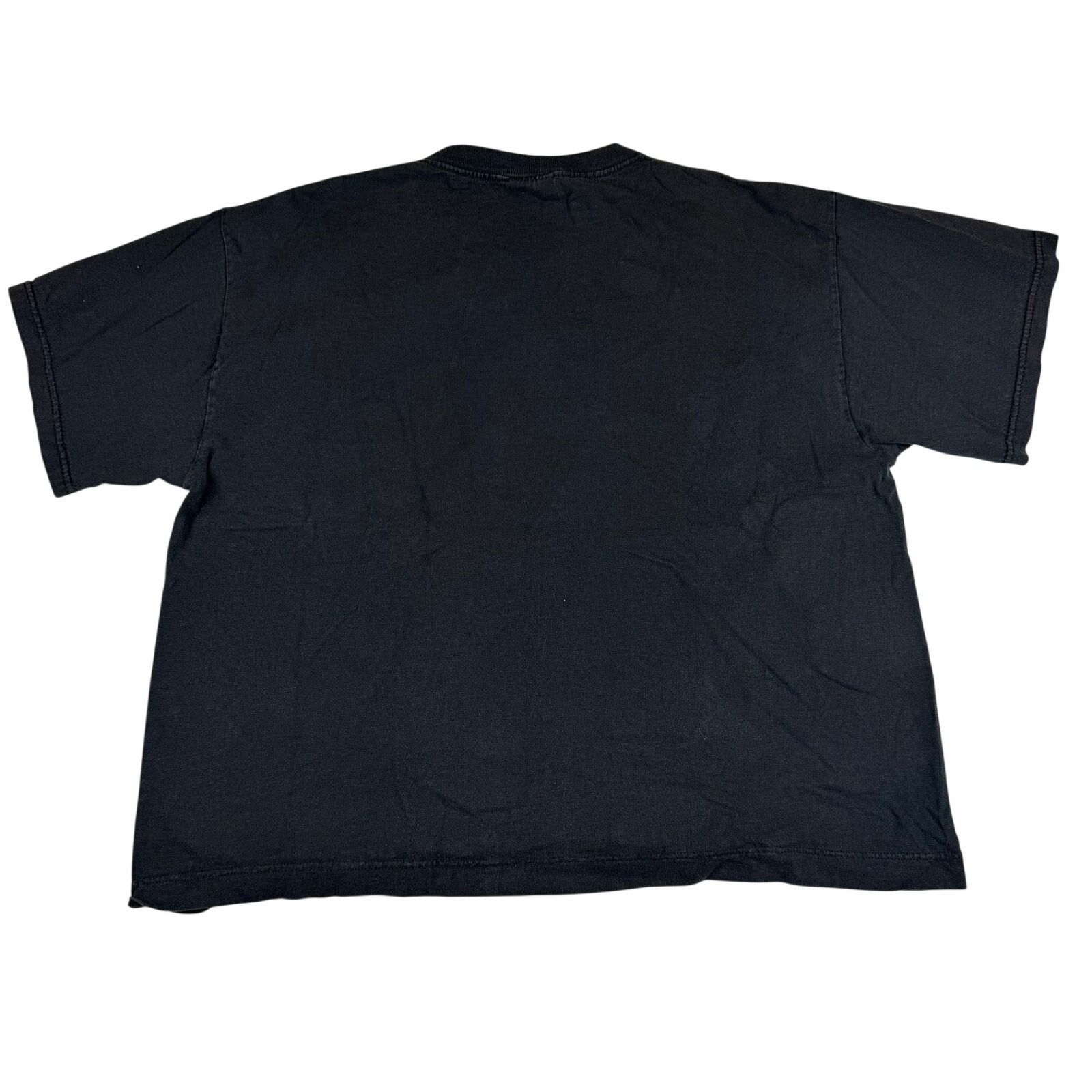 Nike Vintage Nike Athletics Script T-Shirt Black Size L Size L / US 10 / IT 46 - 2 Thumbnail
