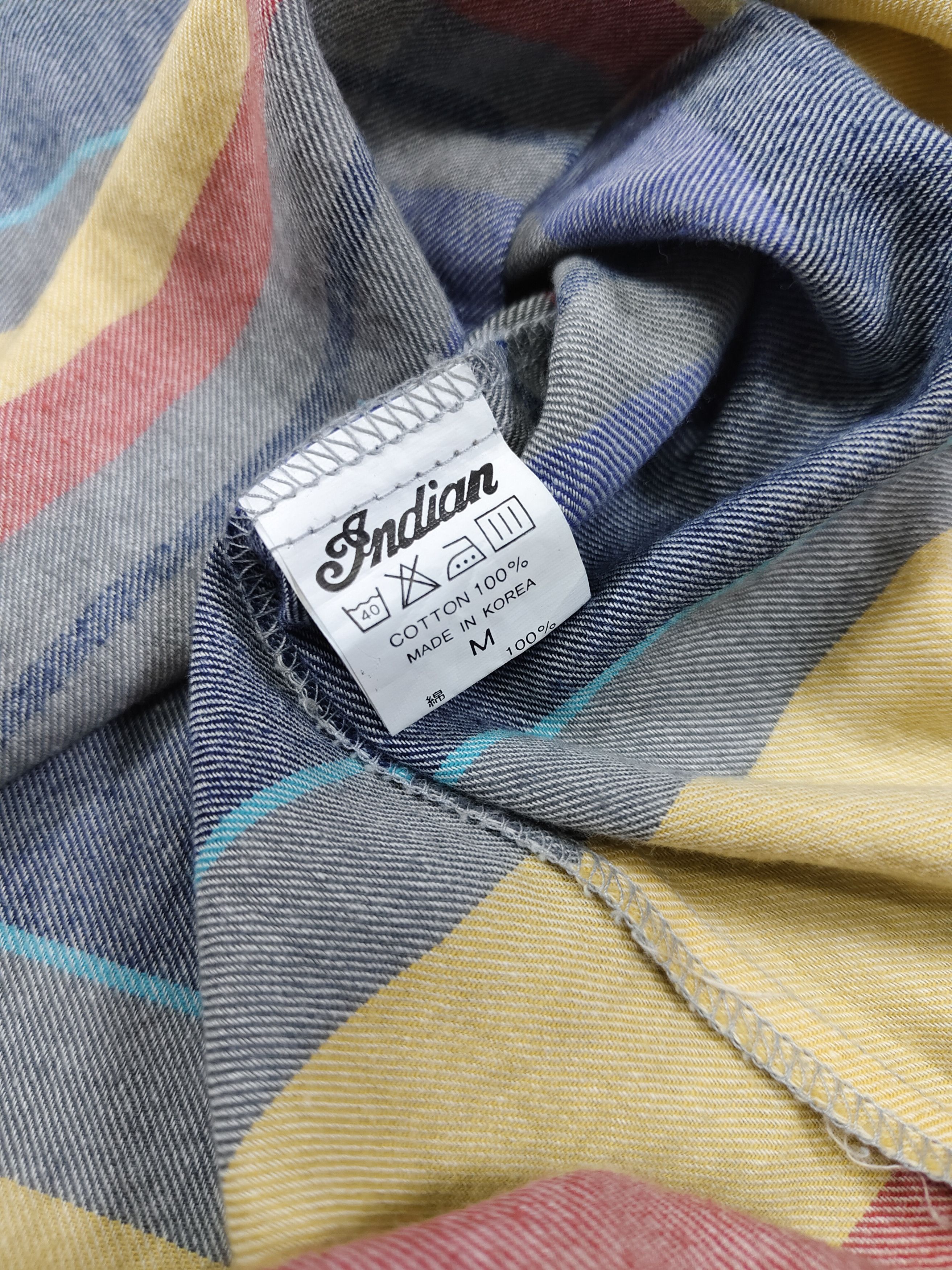 Indian Motorcycle 🔥Indian Motorcycle Vintage Western Stripe Shirt Size US M / EU 48-50 / 2 - 9 Thumbnail