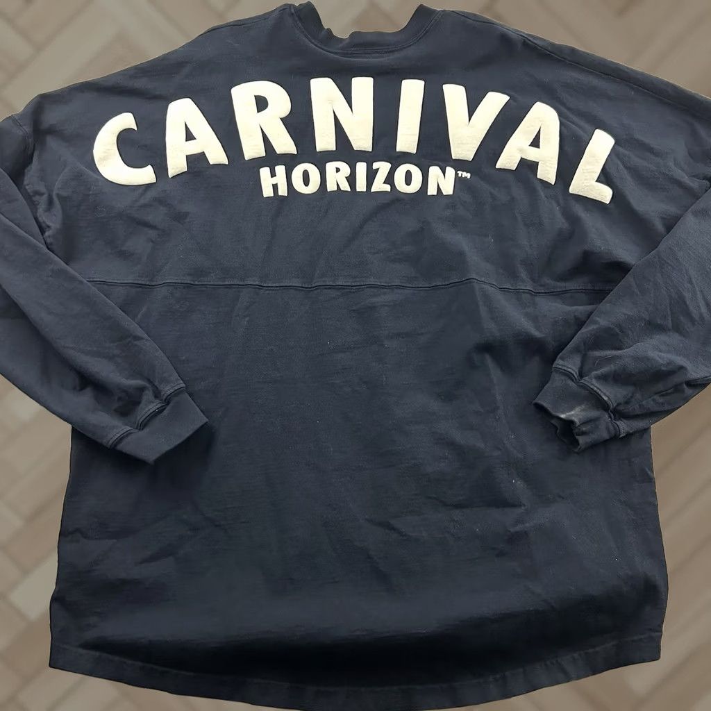 ESPIRIT Carnival Spirit Jersey Carnival Horizon Long Sleeve Heavy T Shirt Men's 2XL Black Size US XXL / EU 58 / 5 - 1 Thumbnail
