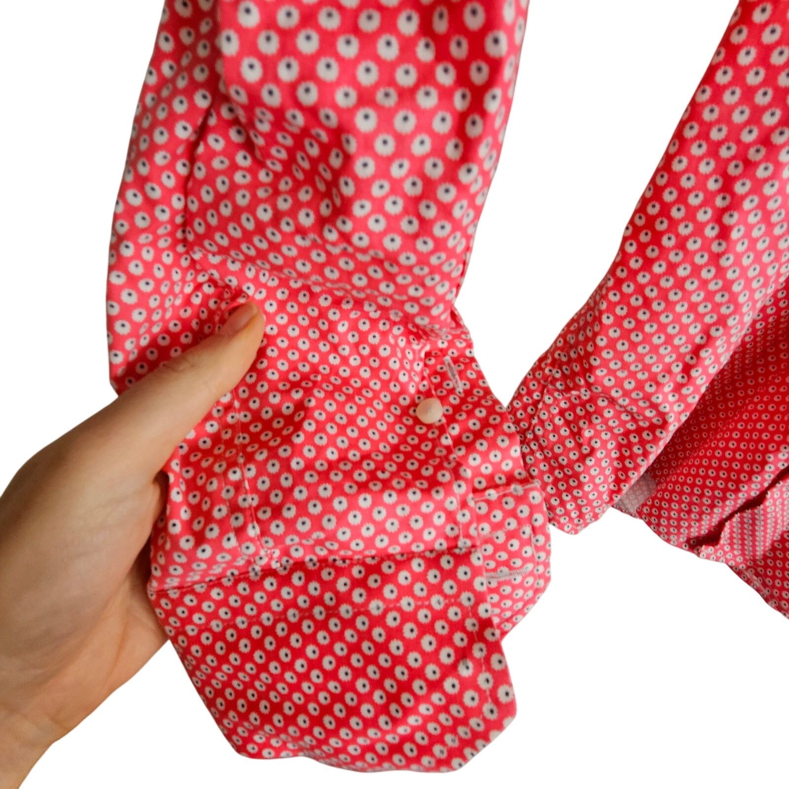 Jack Spade Spada Roma Mens Floral Button Shirt Size 41 Spread Collar Size US L / EU 52-54 / 3 - 4 Thumbnail