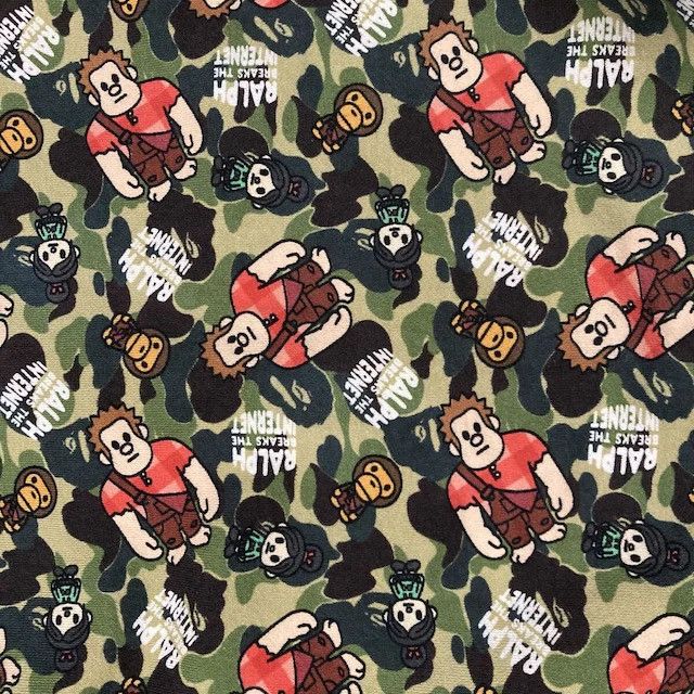 Bape BAPE × Disney Ralph Milo Shark Full Zip Hoodie ABC CAMO APE Size US XXL / EU 58 / 5 - 3 Thumbnail
