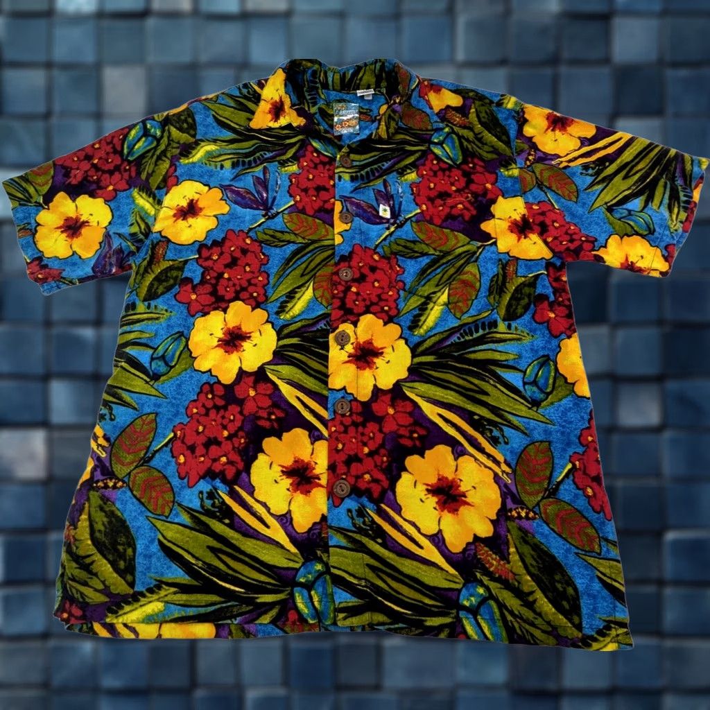 Reyn Spooner Pineapple Moon Hawaiian Shirt Men S Multicolor Floral Button Up Reyn Spooner Size US S / EU 44-46 / 1 - 1 Thumbnail