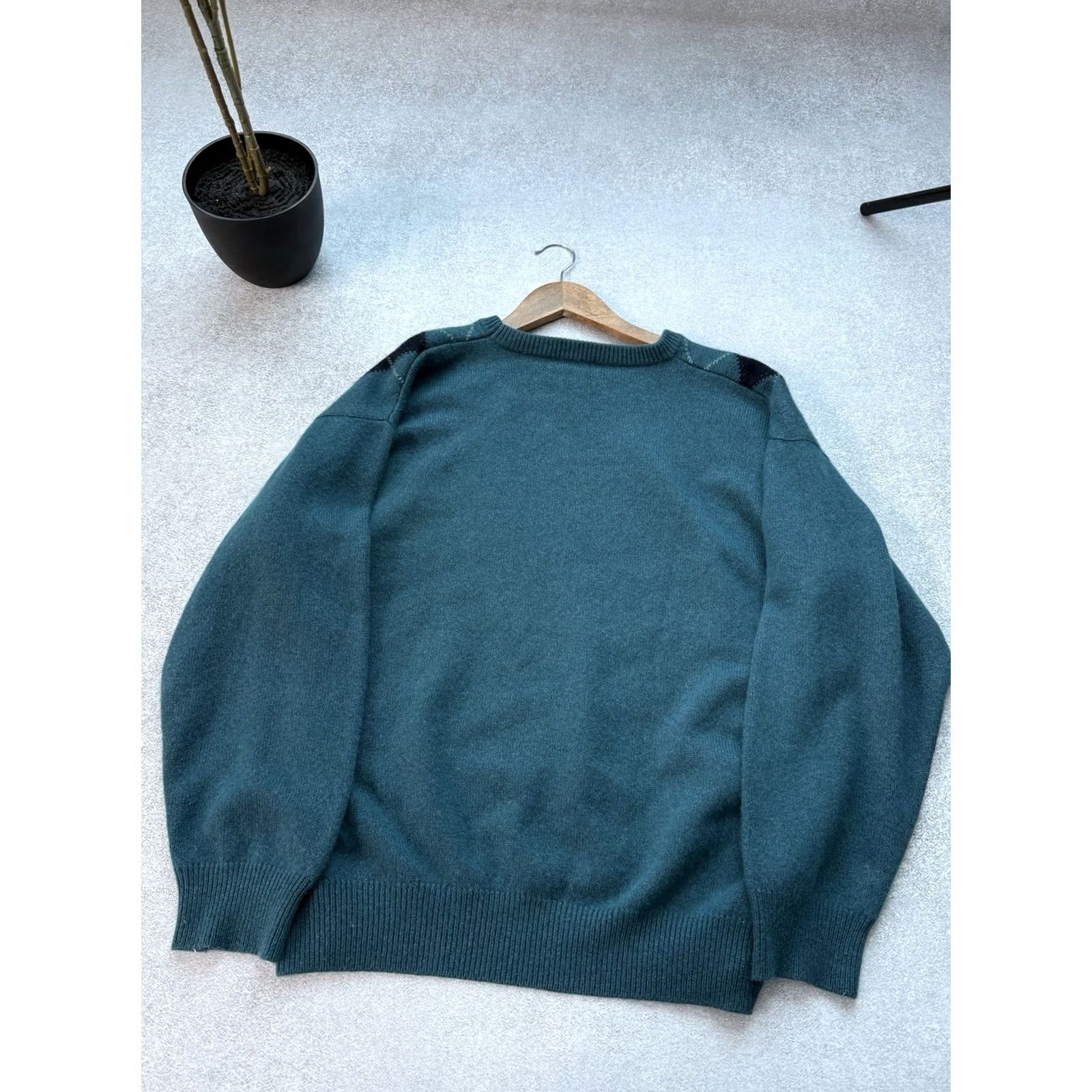 Yves Saint Laurent VINTAGE Yves Saint Laurent Tricots Sweater Men’s Wool Knit Crew Neck L-XL Gray YSL Pullover Vintage 90s Luxury Made In Italy Mens Size US L / EU 52-54 / 3 - 7 Thumbnail