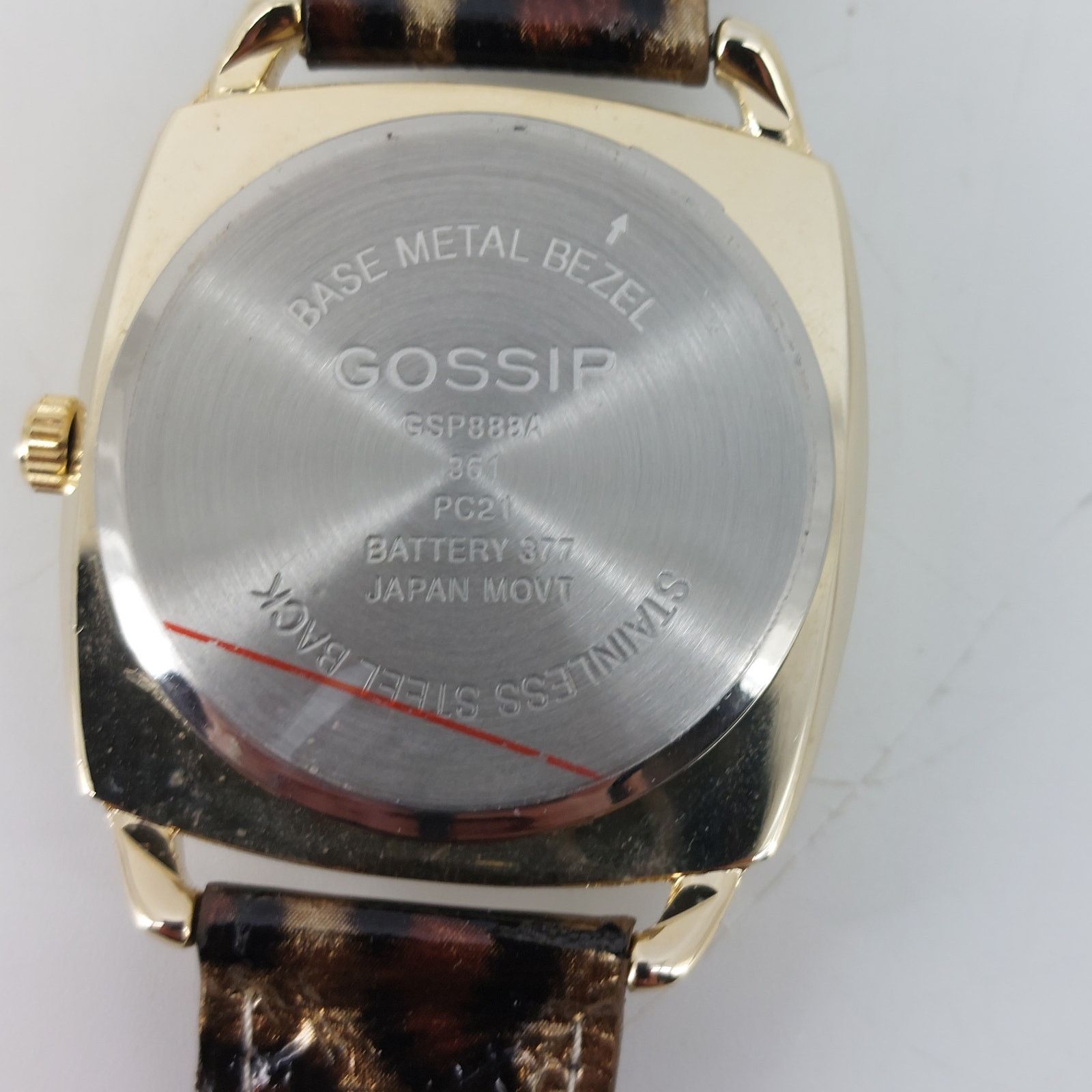 Other Gossip Quartz Leopard Spots Print Wristwatch Japan Movement Size ONE SIZE - 6 Thumbnail