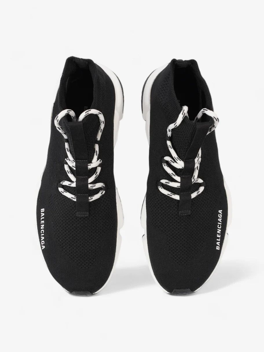 Balenciaga o1bcso1str1024 Speed Lace-up Sneakers in Black/White Size US 6 / EU 39 - 8 Thumbnail