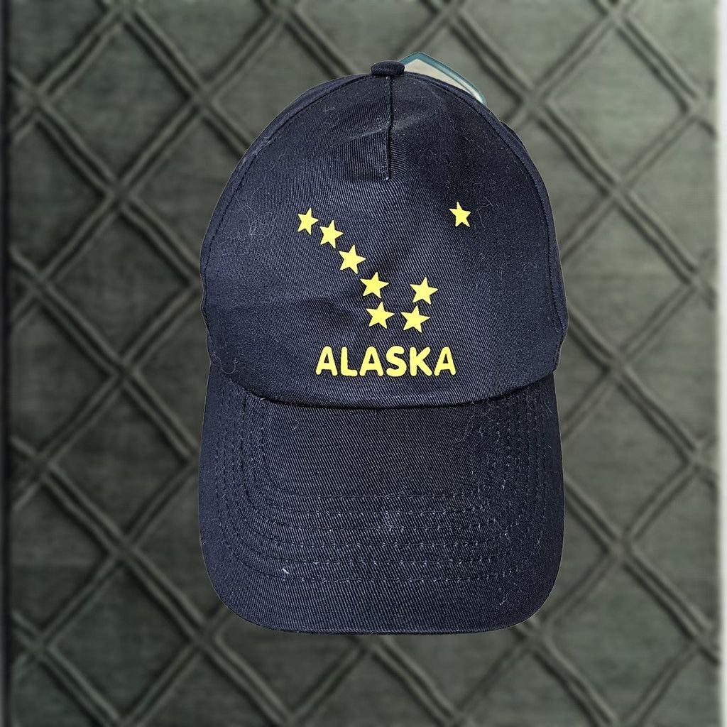 Logo 7 VINTAGE Alaska 90s Snapback Hat Logo Blue NWT FAST SHIPPING Men's One Size Size ONE SIZE - 1 Thumbnail