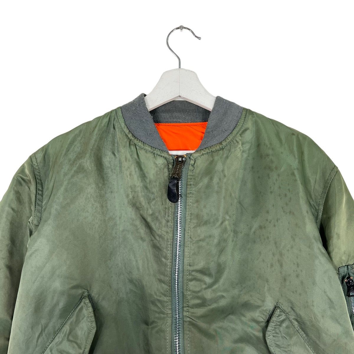 Alpha Industries 💥 80s VINTAGE REVERSIBLE ALPHA RIOT RIOT BOMBER JACKET Size US L / EU 52-54 / 3 - 3 Thumbnail