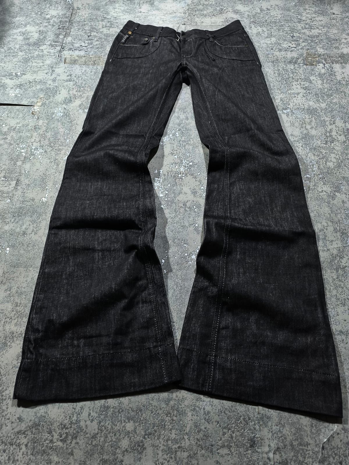 Hysteric Glamour dark wash flared jeans rick owens balenciaga type Size US 30 / EU 46 - 4 Thumbnail