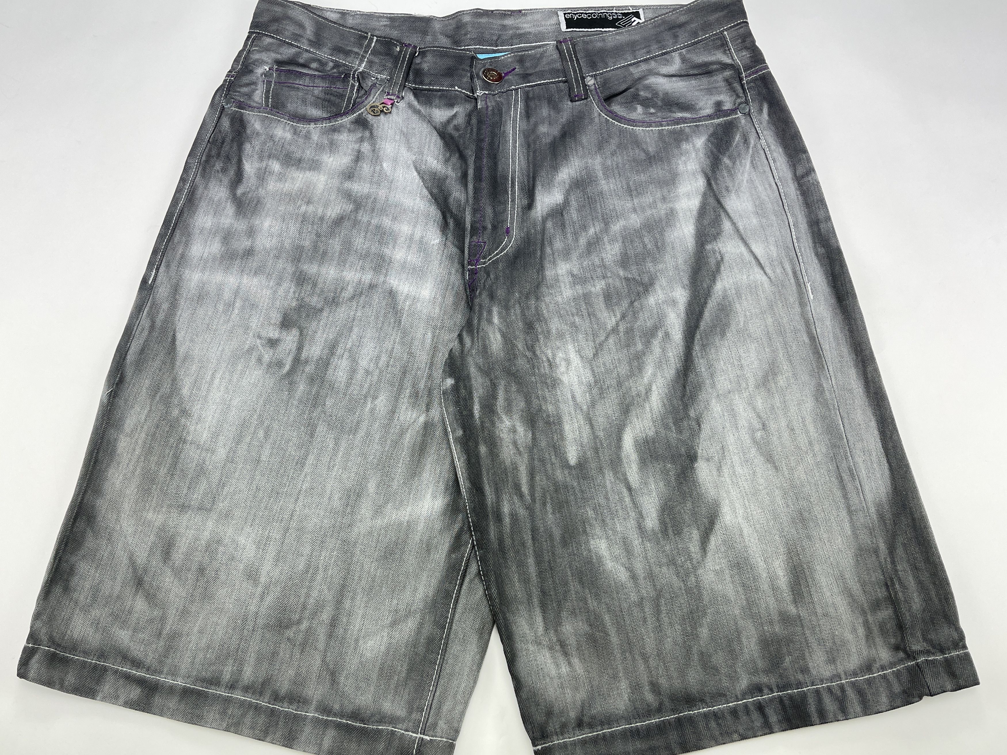 Enyce Enyce jeans shorts, vintage baggy denim, 90s hip-hop 36 Size US 36 / EU 52 - 2 Thumbnail