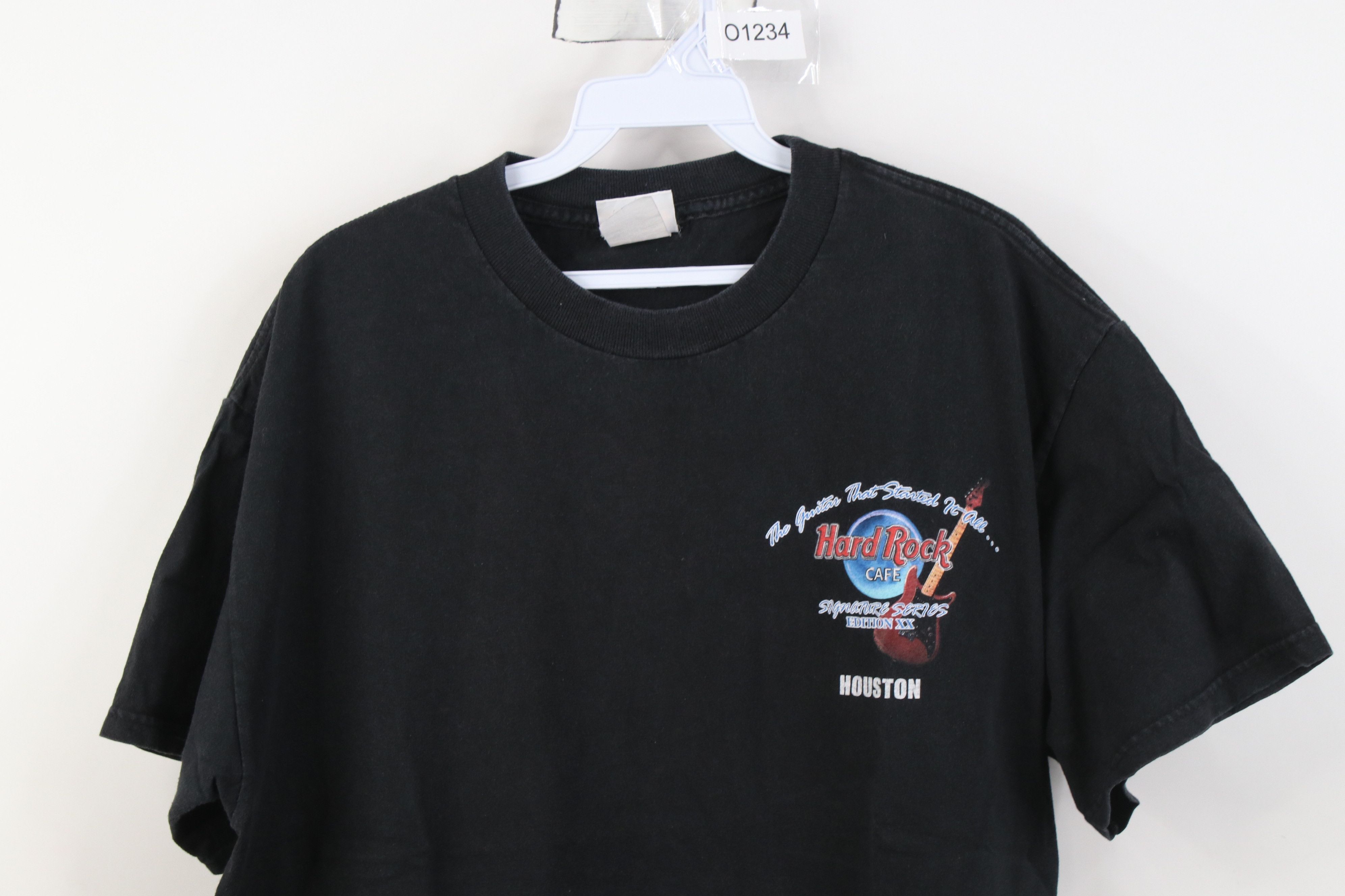 Hard Rock Cafe Vintage 90s Y2K Hard Rock Cafe Houston Eric Clapton T-Shirt Size US L / EU 52-54 / 3 - 2 Thumbnail