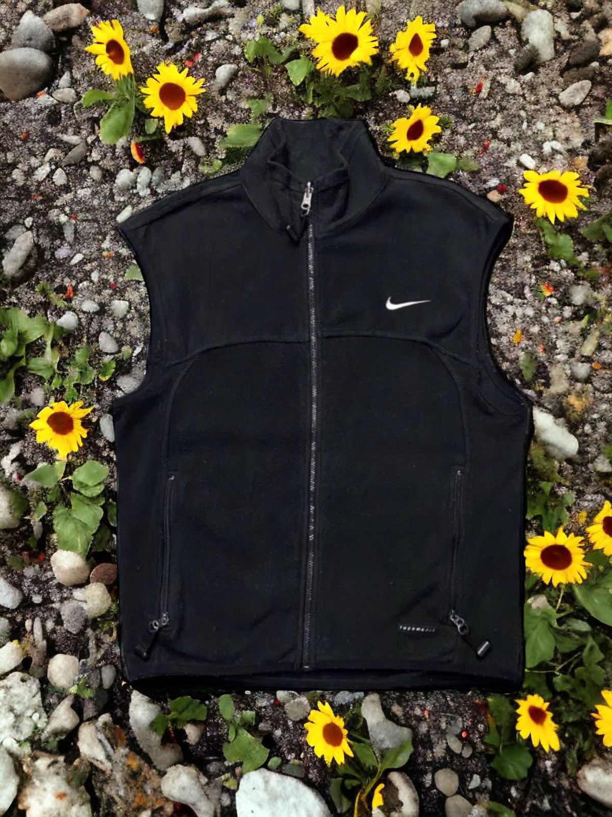 Vintage Nike ACG Thermal Layer Fleece Zip Up Vest