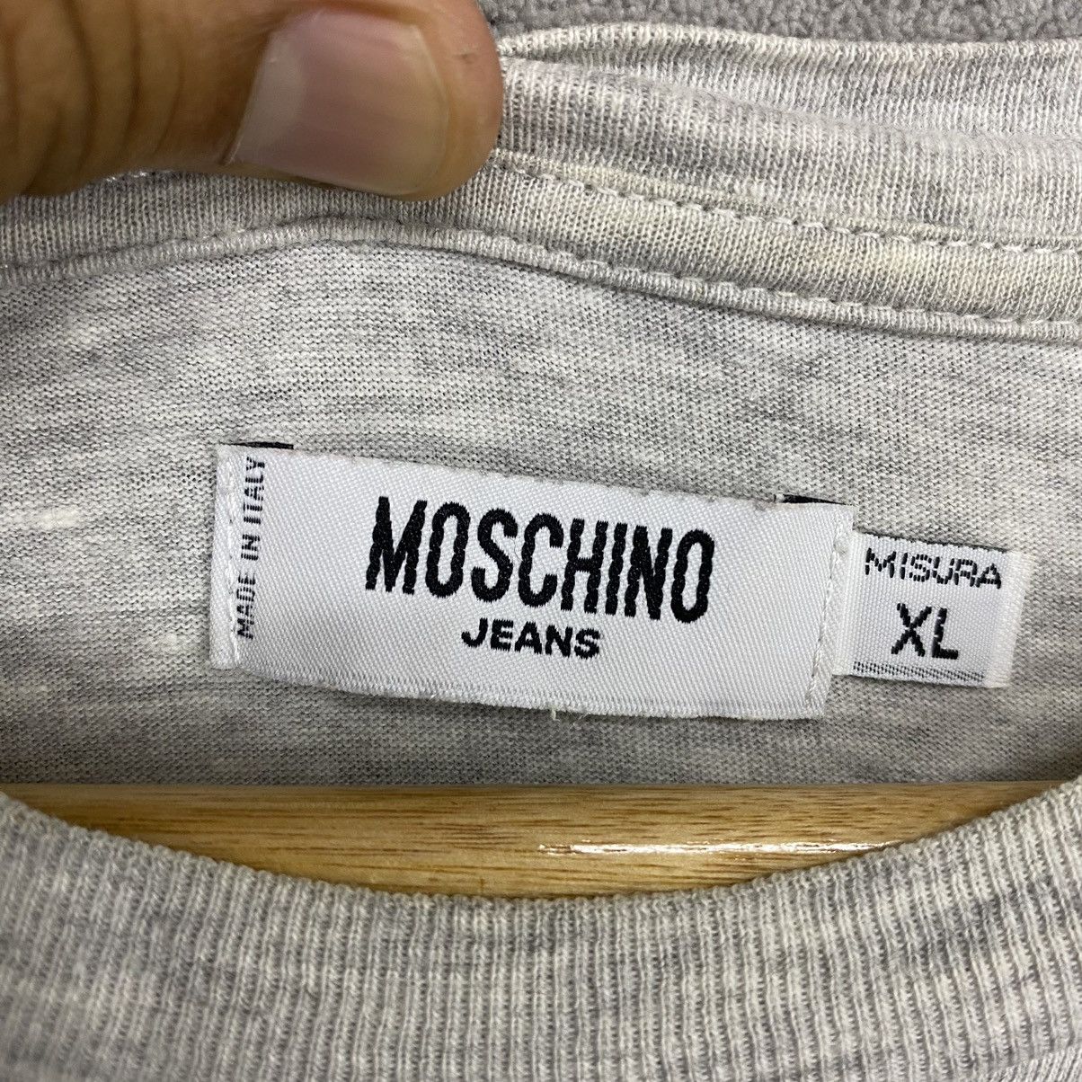 Moschino × Vintage Logo Graphic Shoes Moschino T-Shirt Size US XL / EU 56 / 4 - 5 Thumbnail