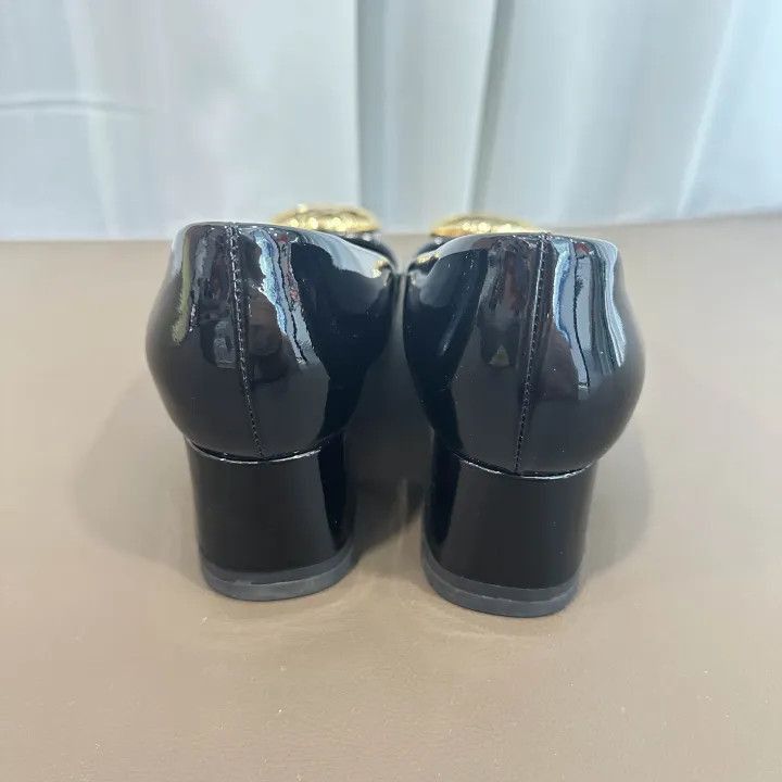 Louis Vuitton Louis Vuitton Black Chunky Heeled Shoes -2508 Size US 5.5 / EU 38 - 3 Thumbnail
