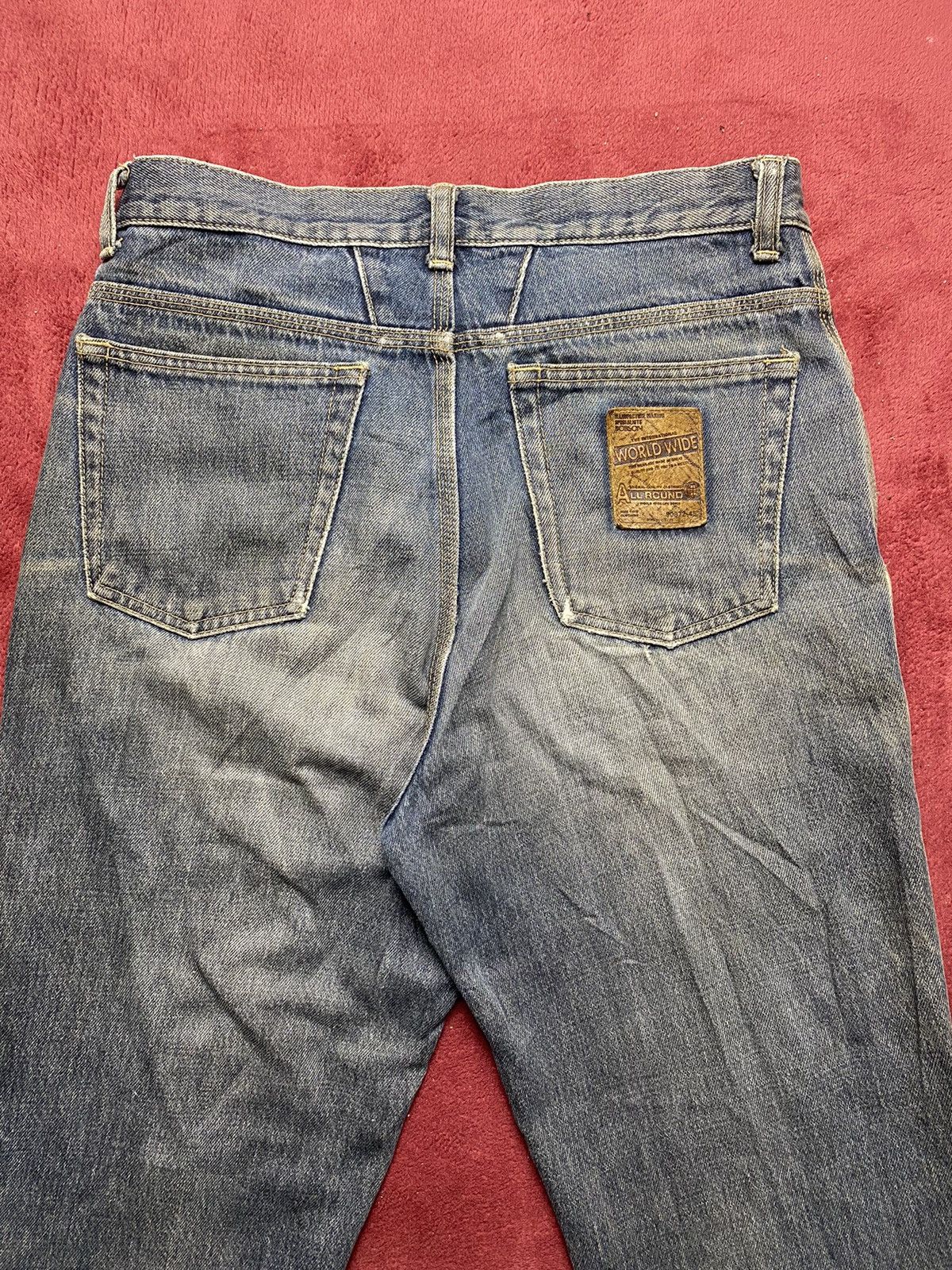 Vintage Vintage Bobson International Distressed Faded Jeans Size US 29 - 3 Thumbnail