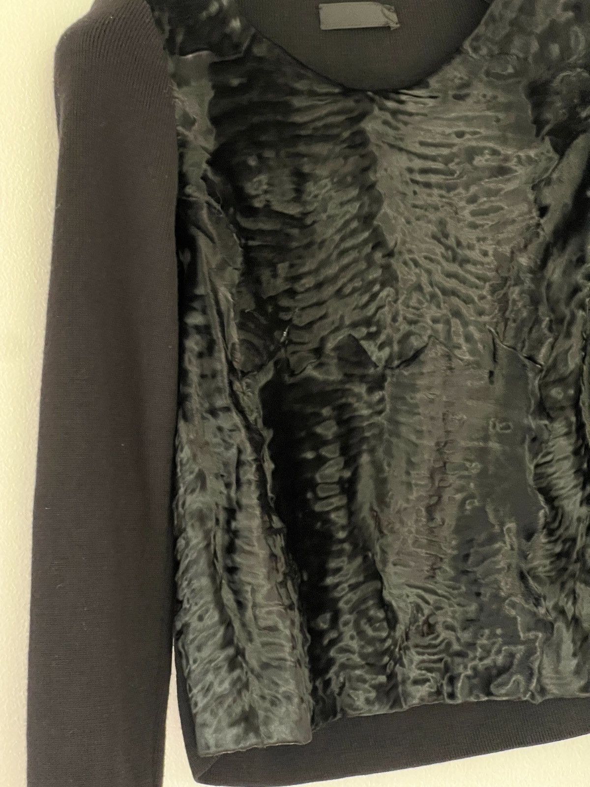 Prada Prada Fall 1998 astrakhan sweater Size S / US 4 / IT 40 - 3 Thumbnail