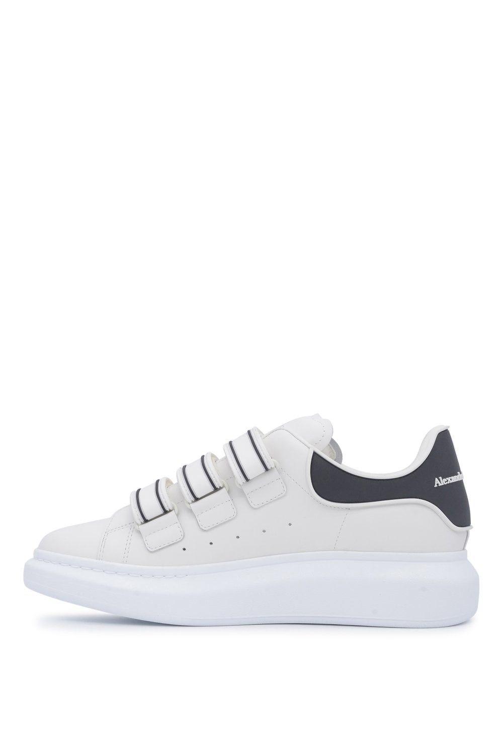 Alexander McQueen o1w1db10725 Sneake Leath S Rub Sneaker in White/Ivory Size US 8 / EU 41 - 3 Thumbnail