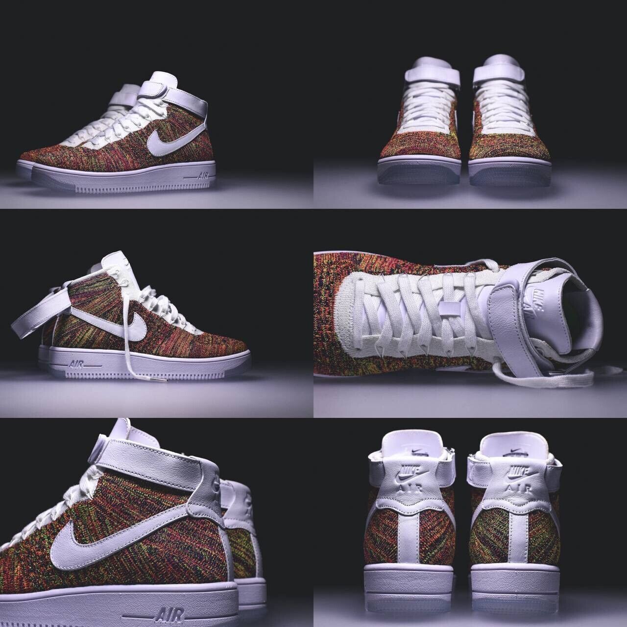 Nike Nike Air Force 1 Sneakers Fabric Multicolor Size 44.5 Size US 11.5 / EU 44-45 - 1 Thumbnail