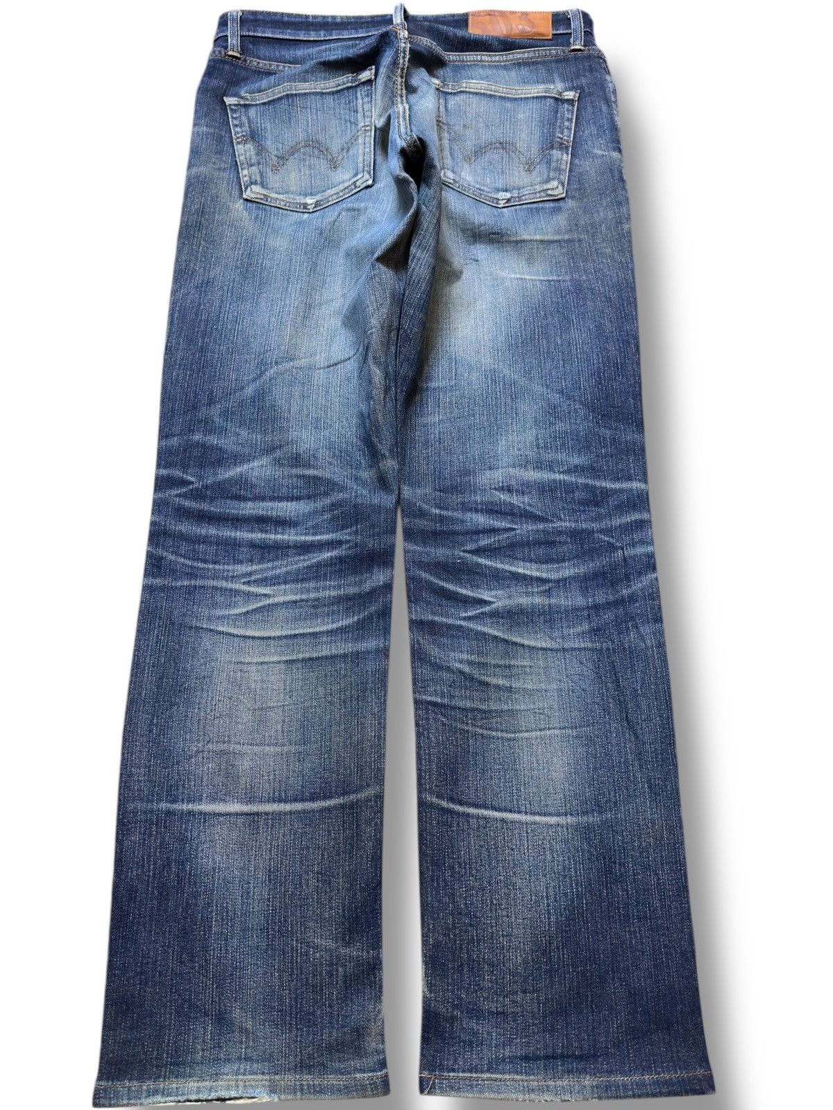 Edwin Vintage Edwin 503 Straight Cut Mudwash Denim Size US 31 - 4 Thumbnail