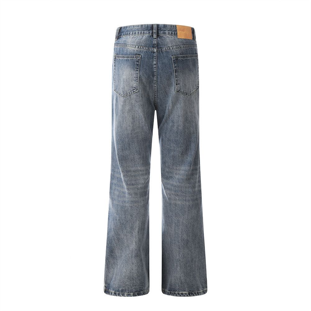 Japanese Brand × Jean Vintage washed distressed loose casual flared jeans Size US 32 / EU 48 - 3 Thumbnail