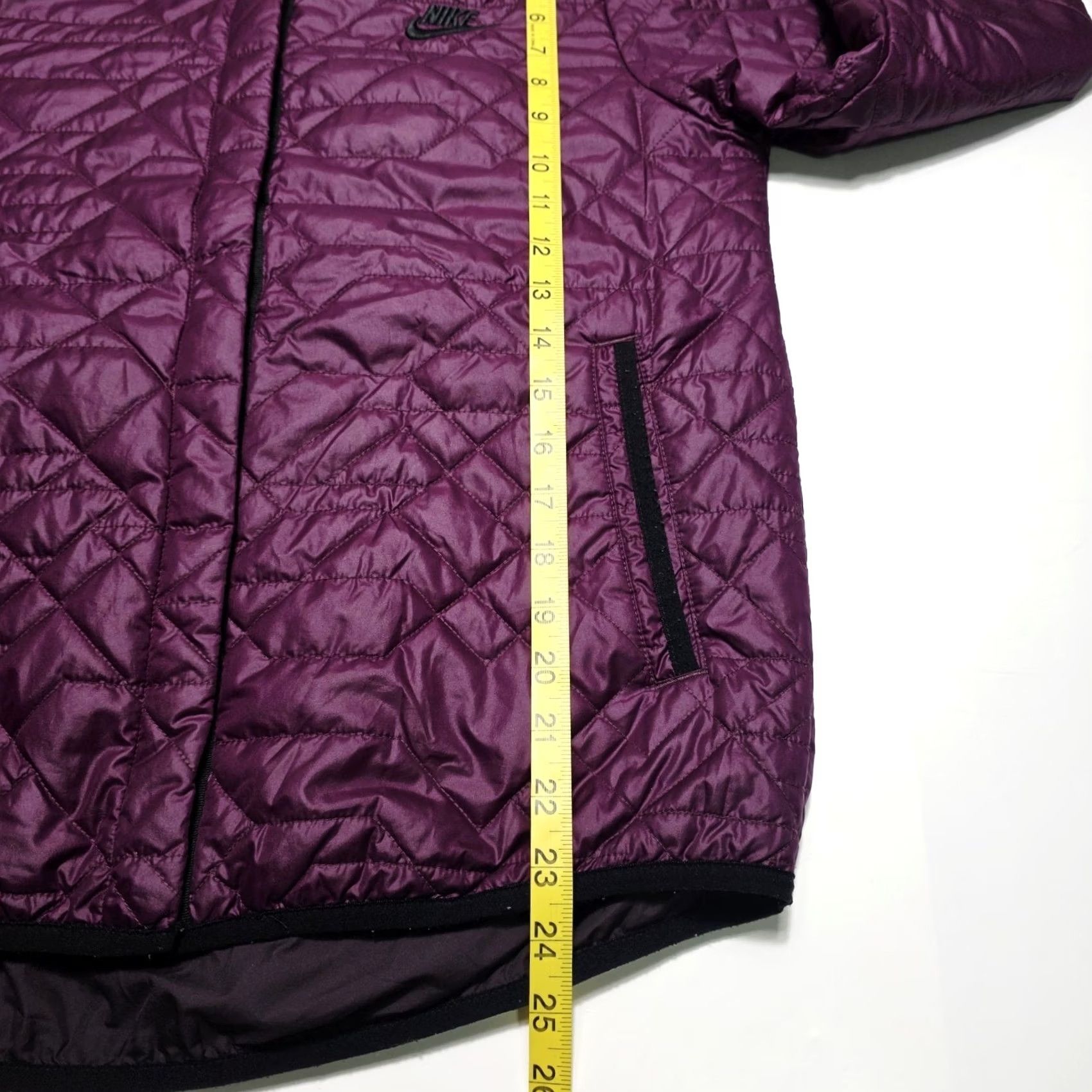 Nike Nike Womens Jacket PrimaLoft Quilted Snap Button Purple Medium 854747-609 Size M / US 6-8 / IT 42-44 - 6 Thumbnail