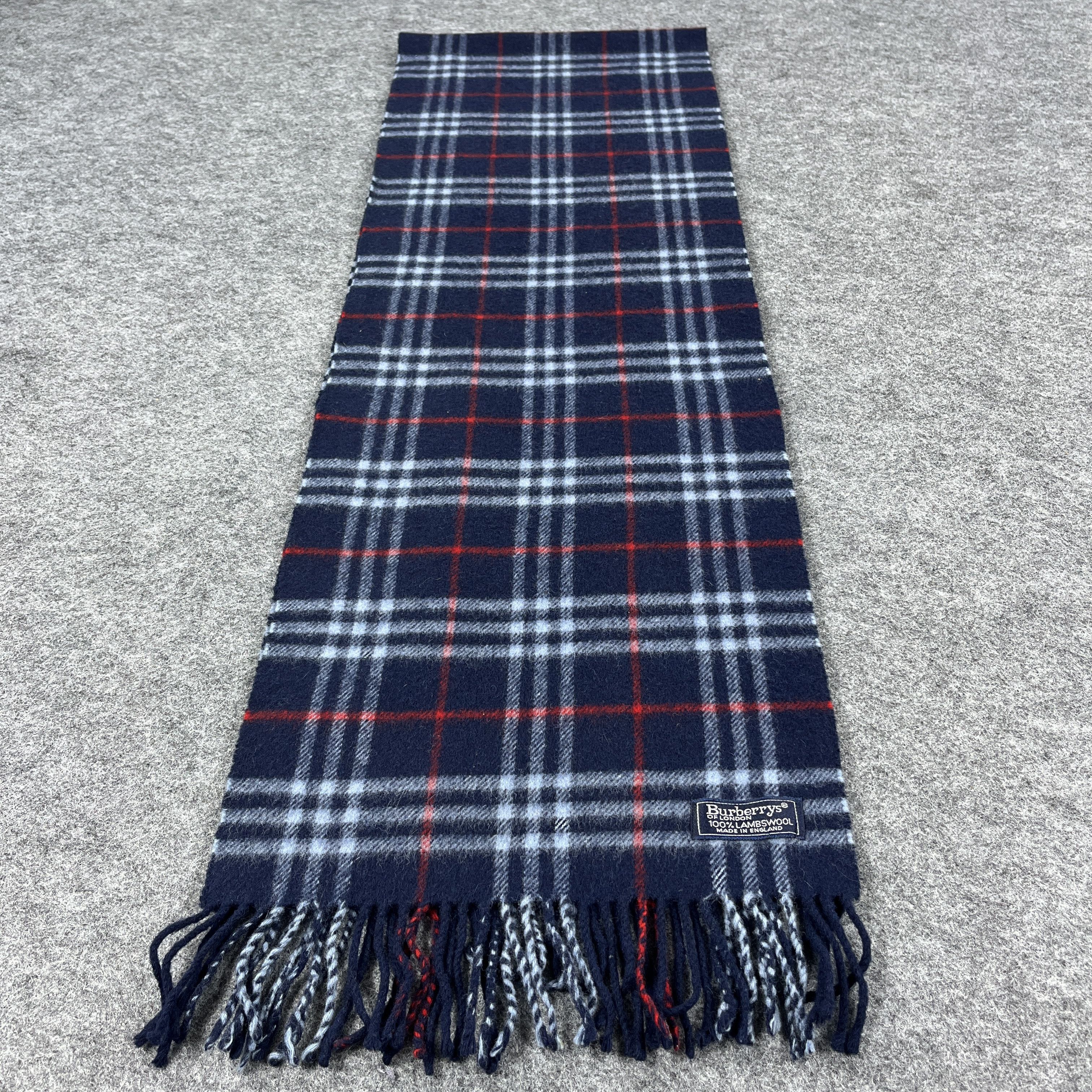 Burberry × Vintage Burberry Scarf / Muffler / Neckwear T1053 Size ONE SIZE - 2 Thumbnail