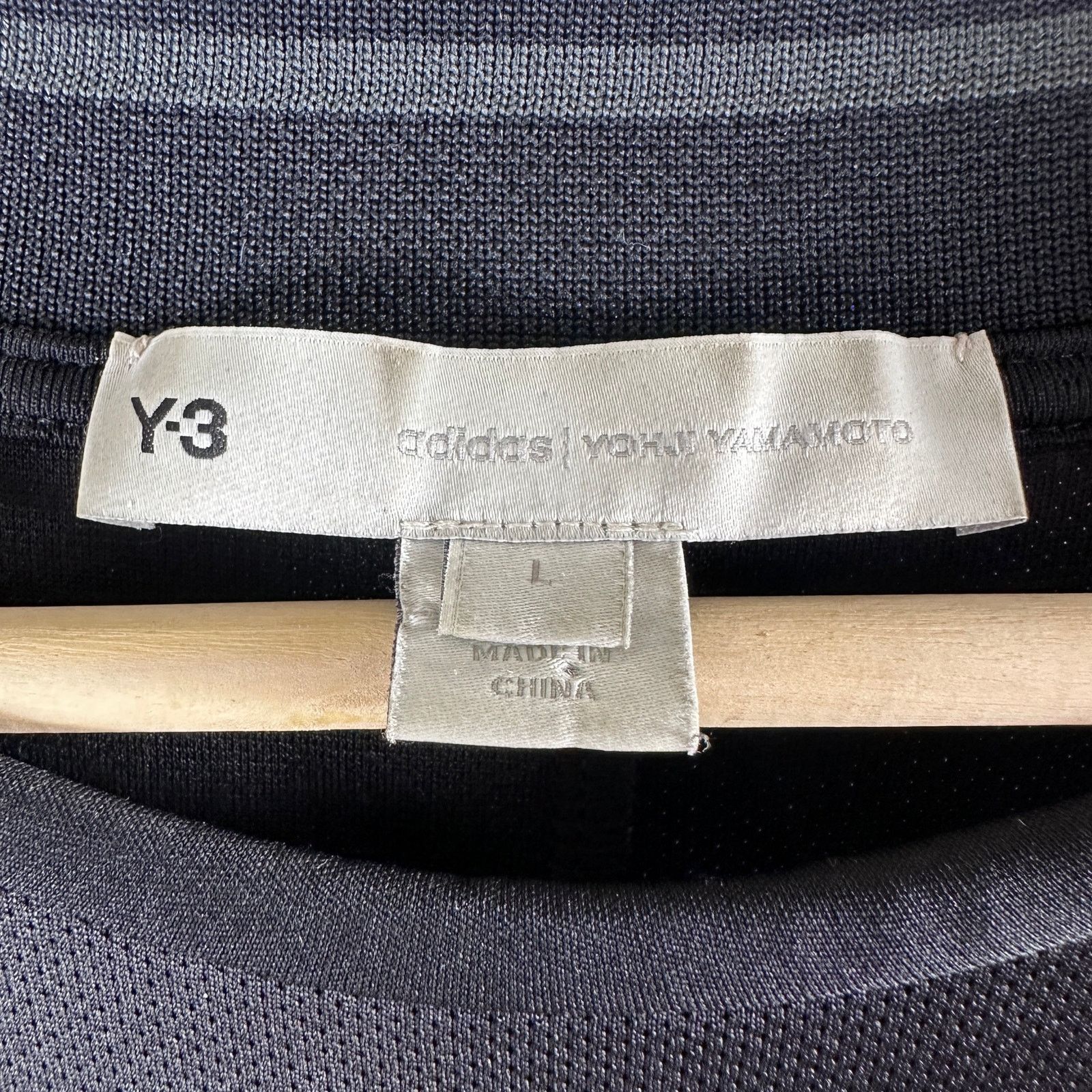 Y-3 Yohji Yamamoto Black Jersey Size US L / EU 52-54 / 3 - 7 Thumbnail