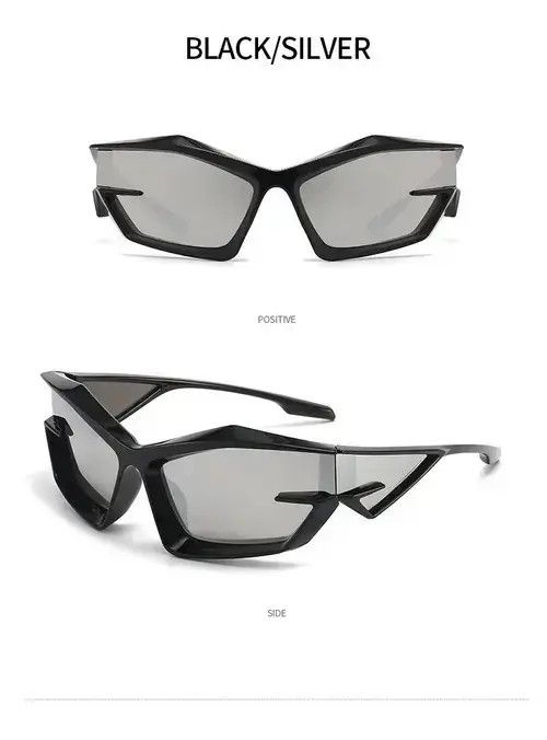 Electric Visual Cyber Silver Lens Sunglasses Size ONE SIZE - 1 Thumbnail