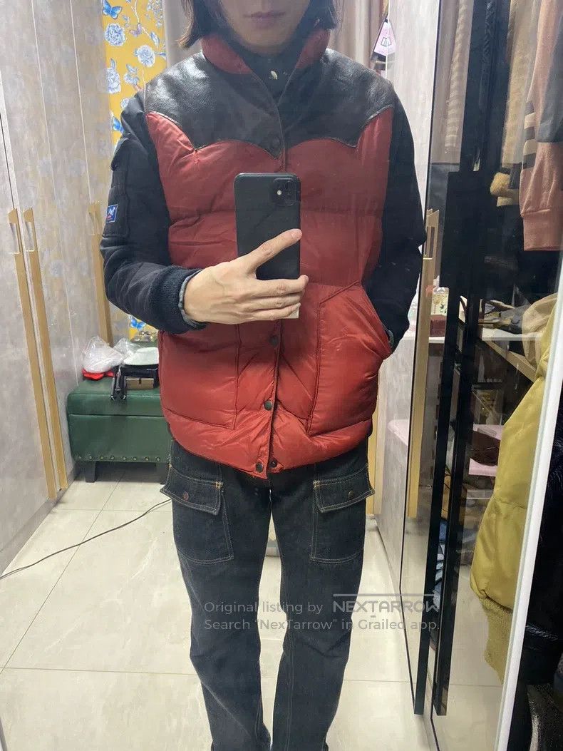 RRL Ralph Lauren RRL Ralph Lauren Puffer Vest with Leather Panels Size US M / EU 48-50 / 2 - 8 Thumbnail