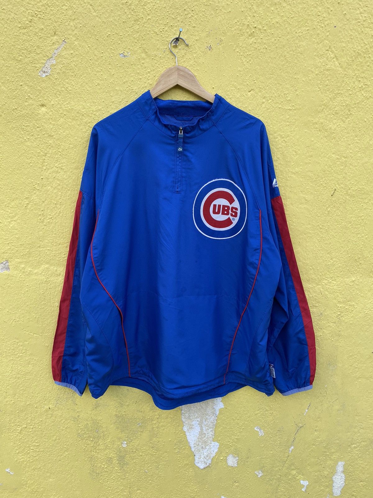 Majestic Majestic Ubs MLB windbreaker half zipper jacket Size US XL / EU 56 / 4 - 5 Thumbnail
