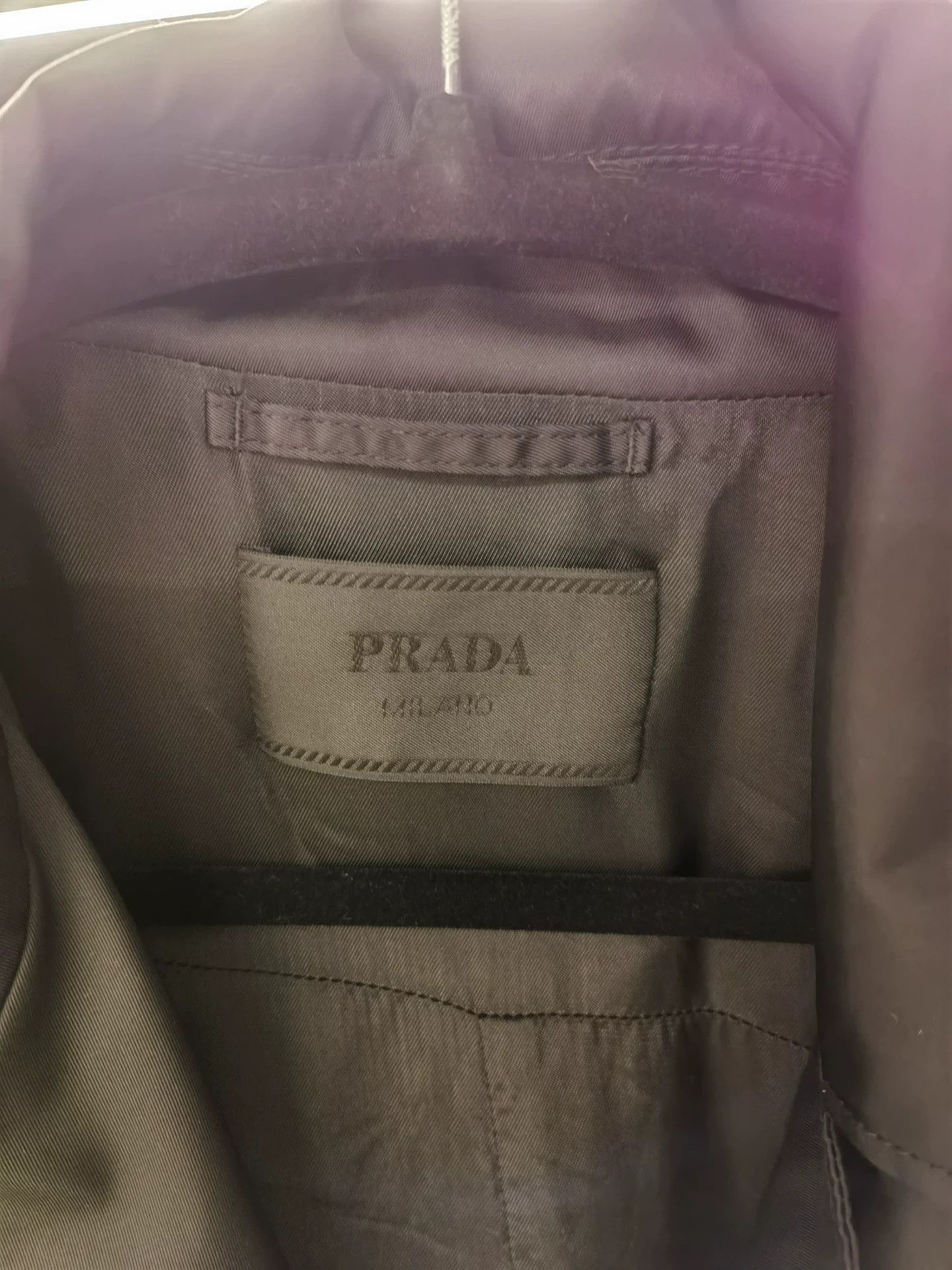 Prada black Prada trench coat in size L Size US L / EU 52-54 / 3 - 4 Thumbnail