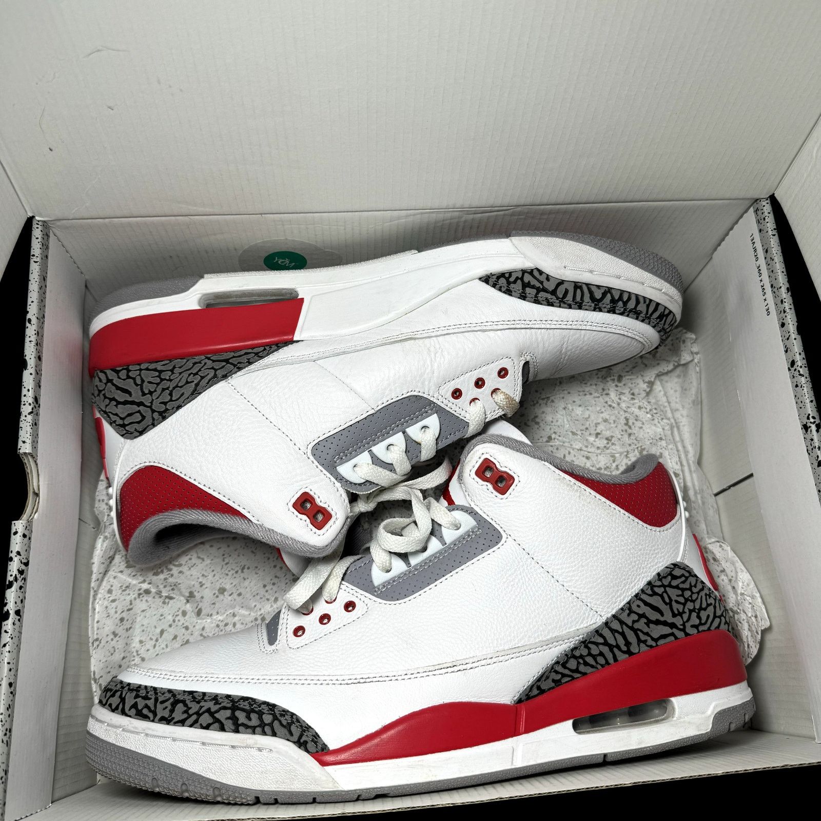 Jordan Brand × Nike Size 13 - Nike Air Jordan 3 Retro Fire Red 2022 Men's Shoes Size US 13 / EU 46 - 11 Thumbnail