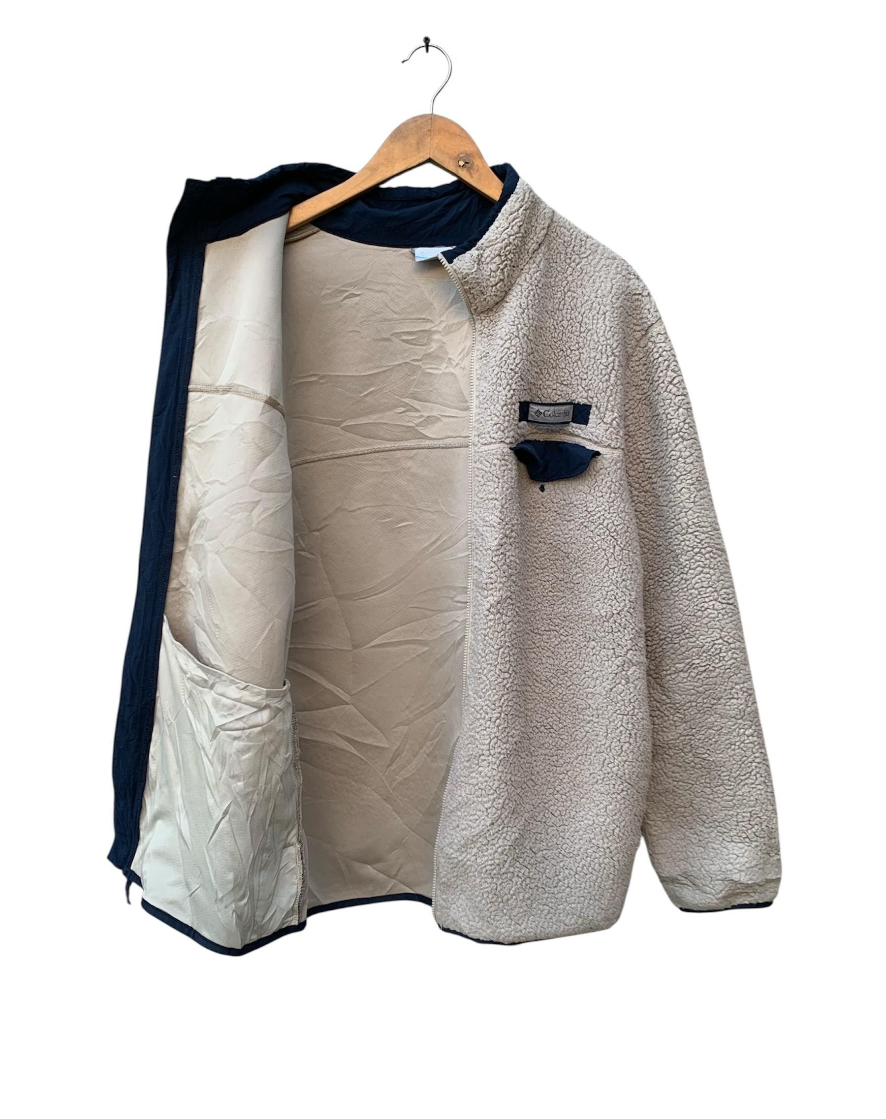 Columbia Vintage Columbia sherpa Zipper Jacket Size US XL / EU 56 / 4 - 4 Thumbnail