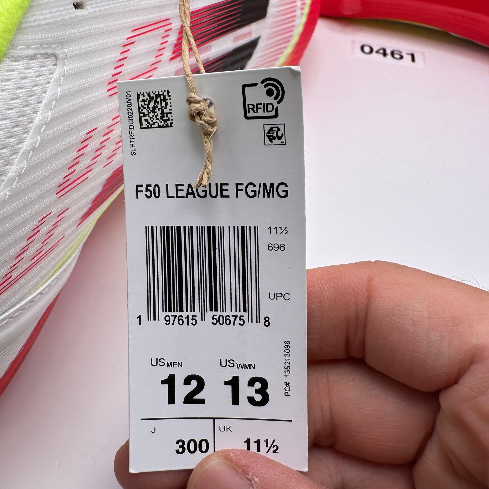 Adidas ADIDAS Men's 12 F50 League FG/MG Men's Soccer Cleats IE1289 Size US 12 / EU 45 - 7 Thumbnail