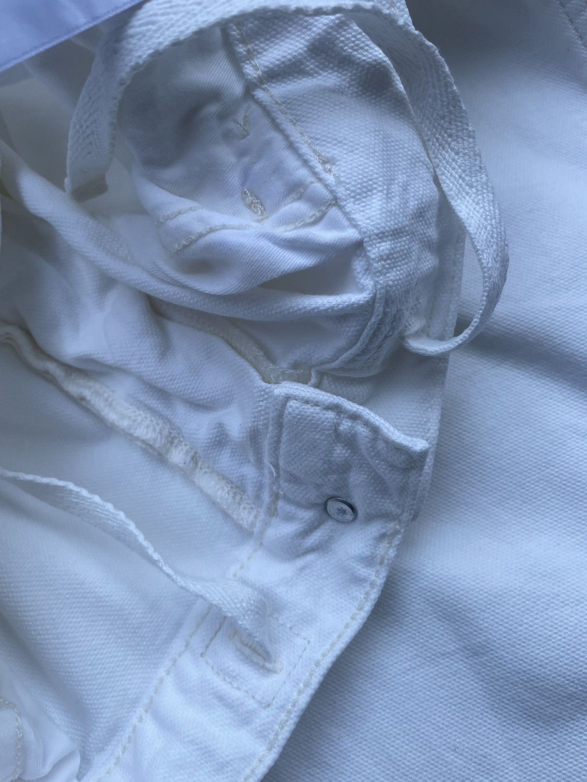 Japanese Brand Uniqlo White Carpenter Denim Size US 40 / EU 56 - 16 Thumbnail