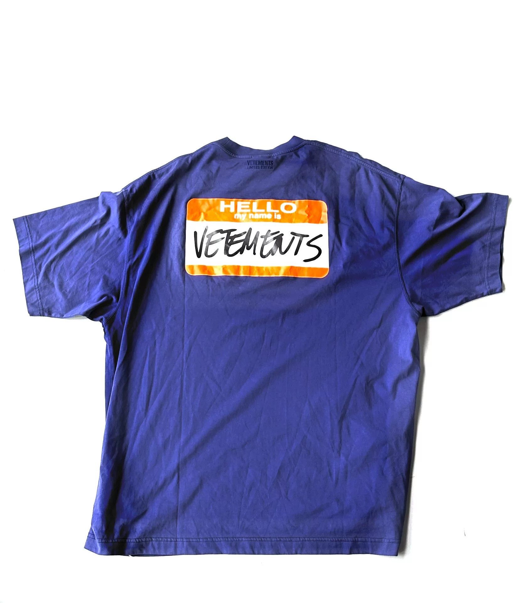 Vetements Vetements Signature Logo Short Sleeve Size US S / EU 44-46 / 1 - 1 Thumbnail
