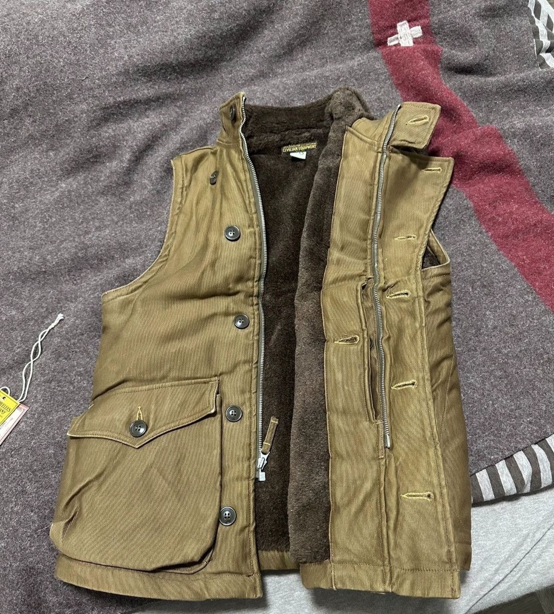 image of Freewheelers Back Painting Avatar Vests in Brown, Men's (Size Medium)