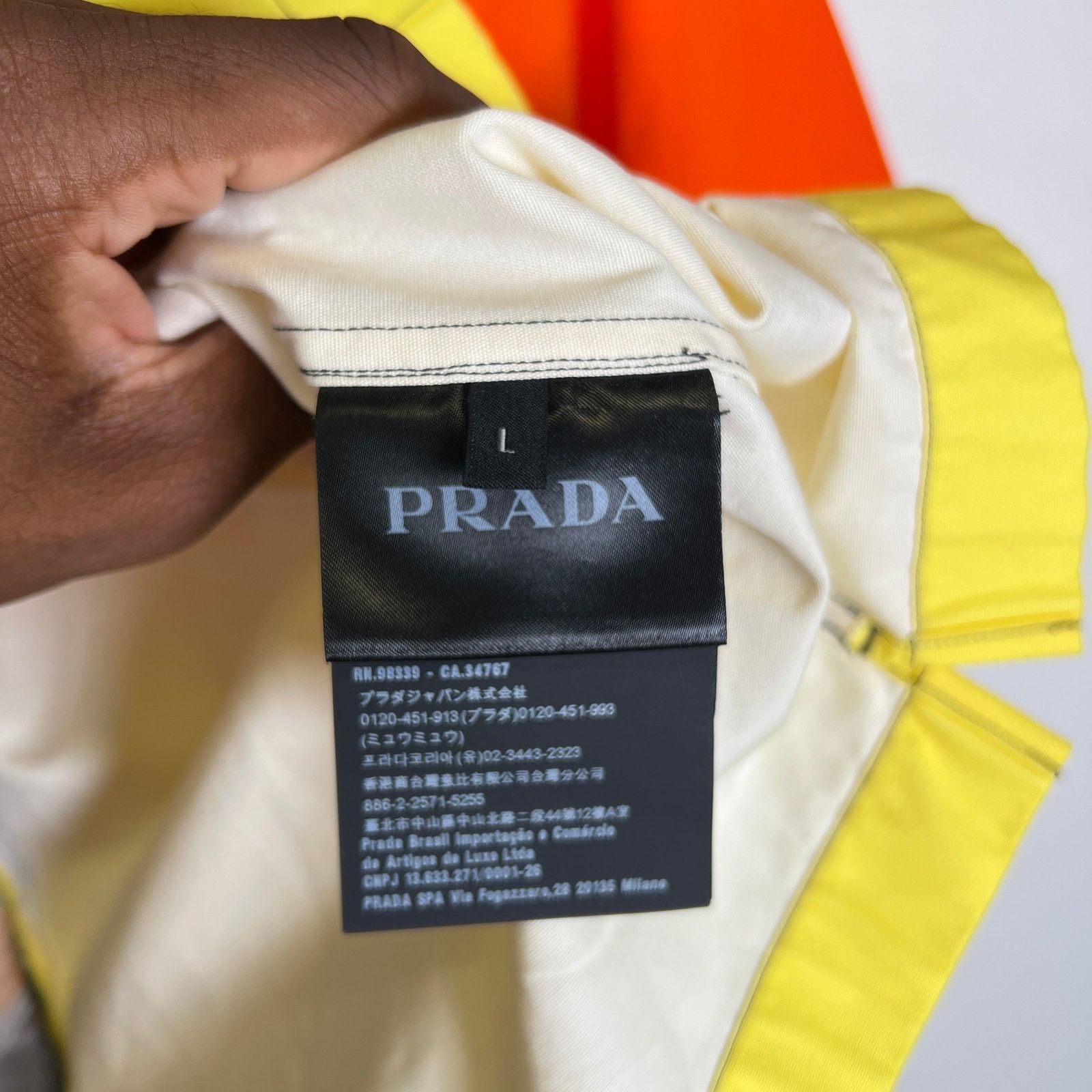 Prada Prada SS20 Brain Tape Double Match Shirt Size US L / EU 52-54 / 3 - 7 Thumbnail