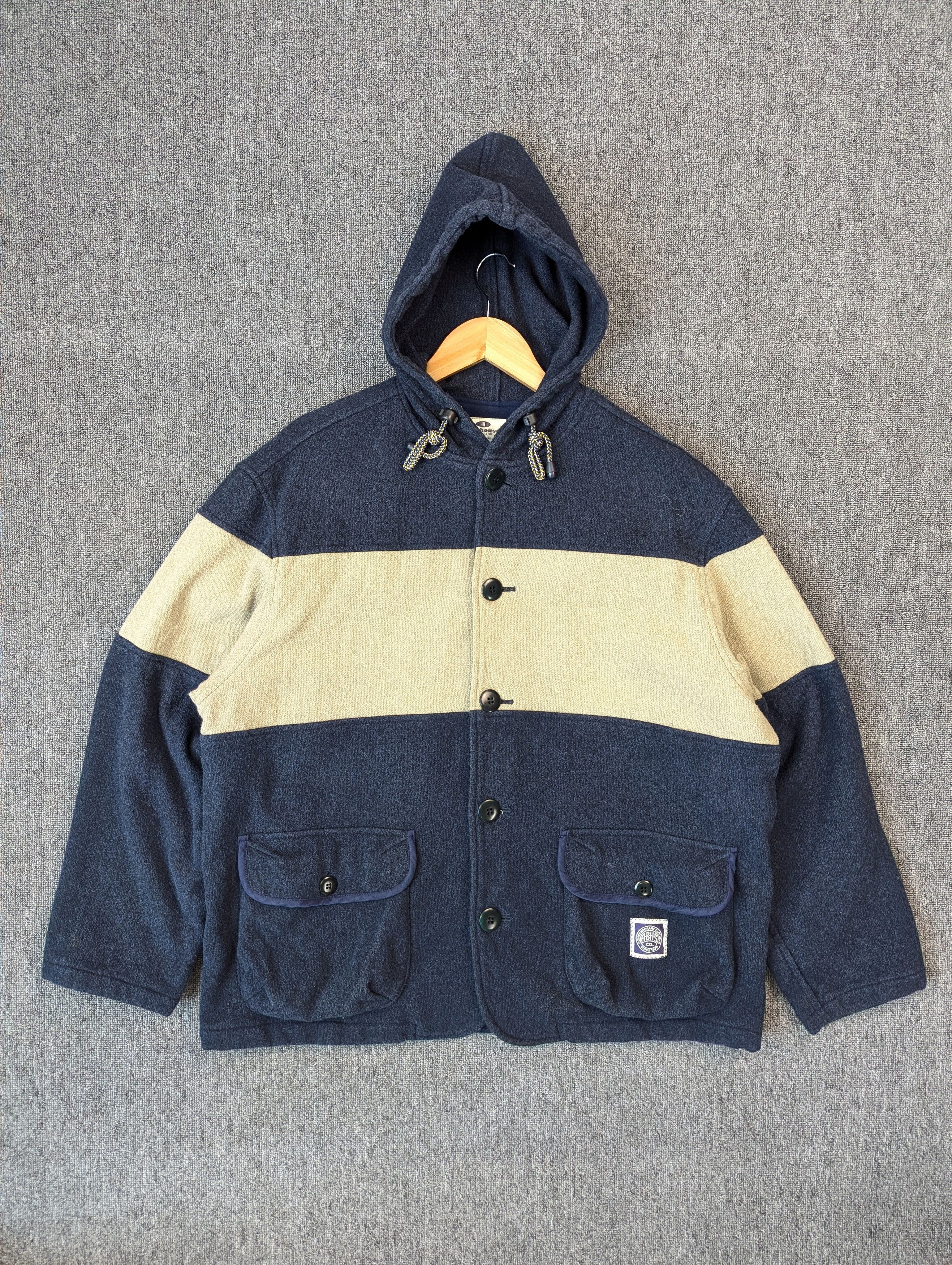 ABAHOUSE Vintage Abahouse Button Ups Hooded Jacket Size US XL / EU 56 / 4 - 1 Thumbnail