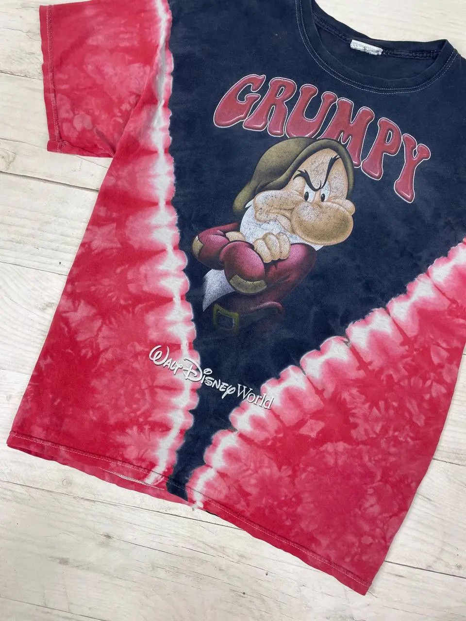 Cartoon Network Walt Disney World Tie Dye Grumpy T-Shirt Snow White 7 Dwarfs Size US XL / EU 56 / 4 - 3 Thumbnail