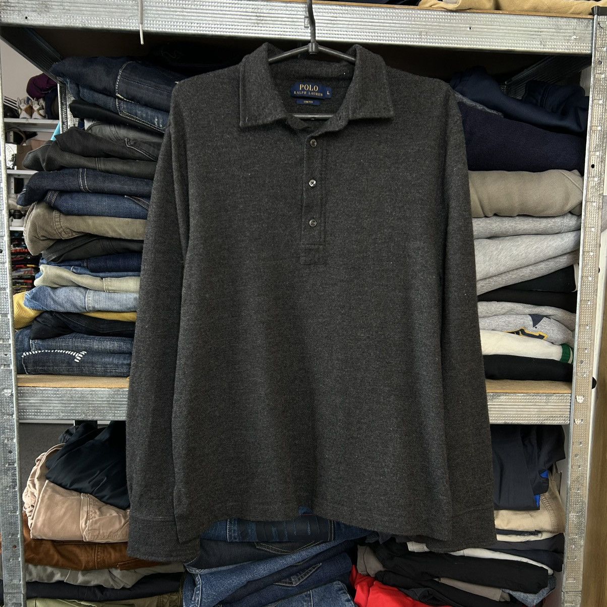 Polo Ralph Lauren Designer Polo Ralph Lauren Wool Luxury basic sweater size L Size US L / EU 52-54 / 3 - 1 Thumbnail