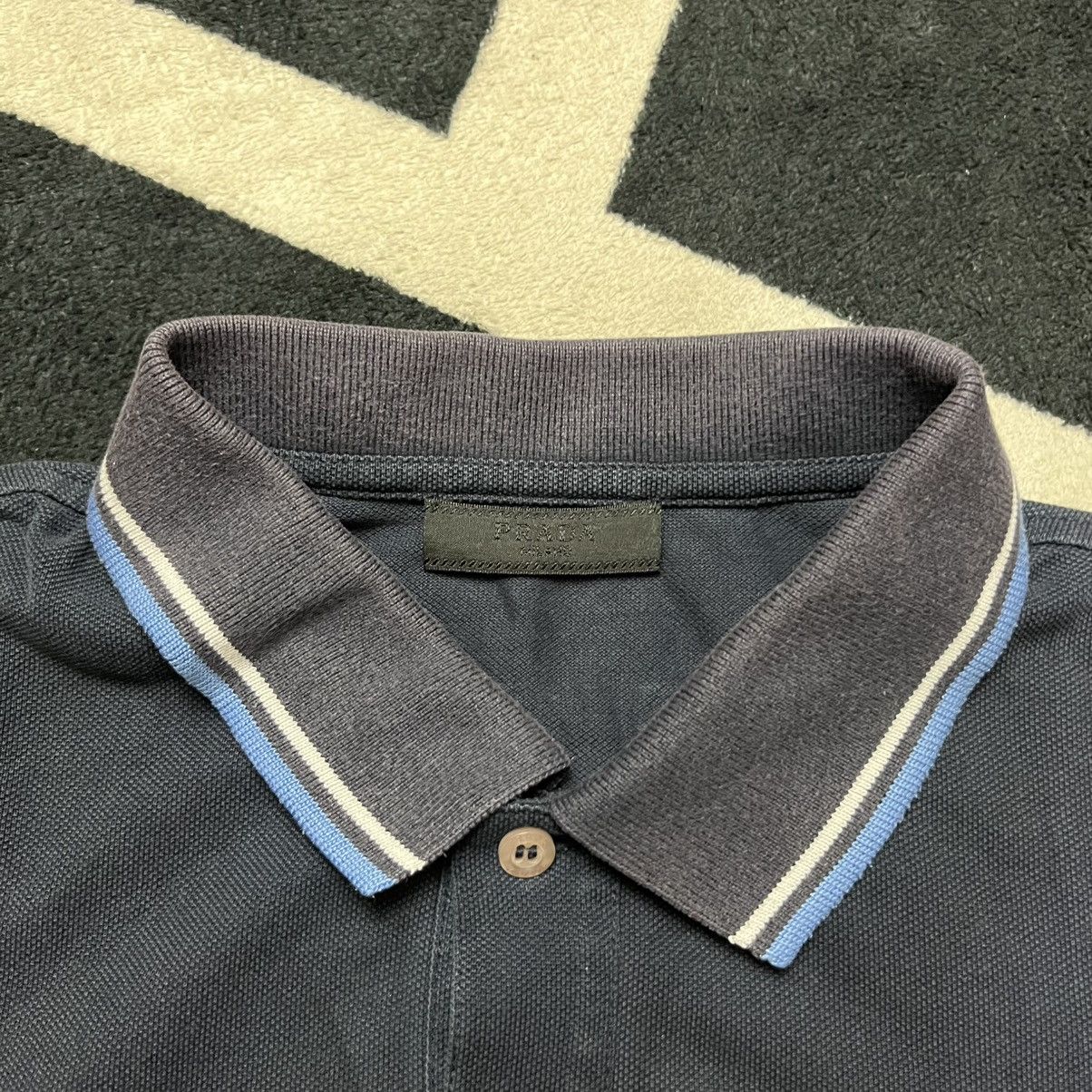 Prada Vintage Prada Red Tab Polo Shirt Size US M / EU 48-50 / 2 - 5 Thumbnail