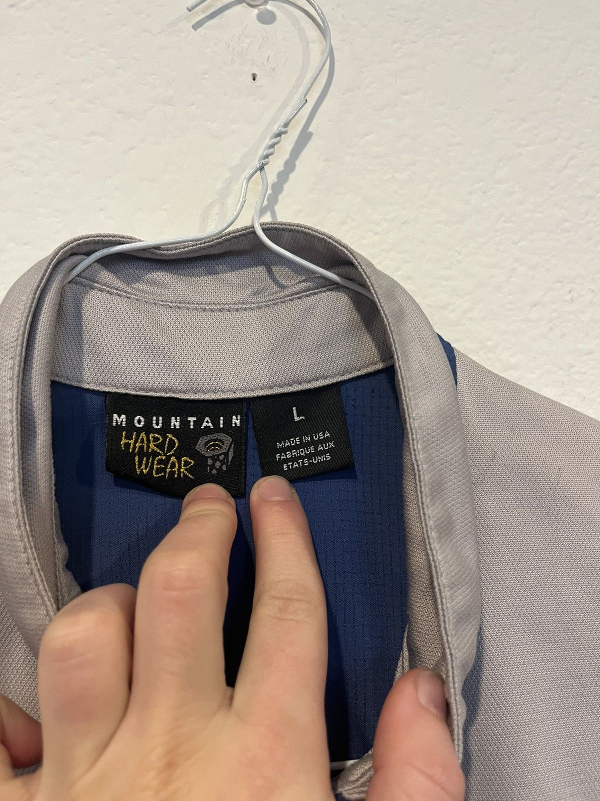 Mountain Hardwear Mountain Hardwear Men’s Gray Blue Quarter Zip Pullover Size US L / EU 52-54 / 3 - 2 Thumbnail