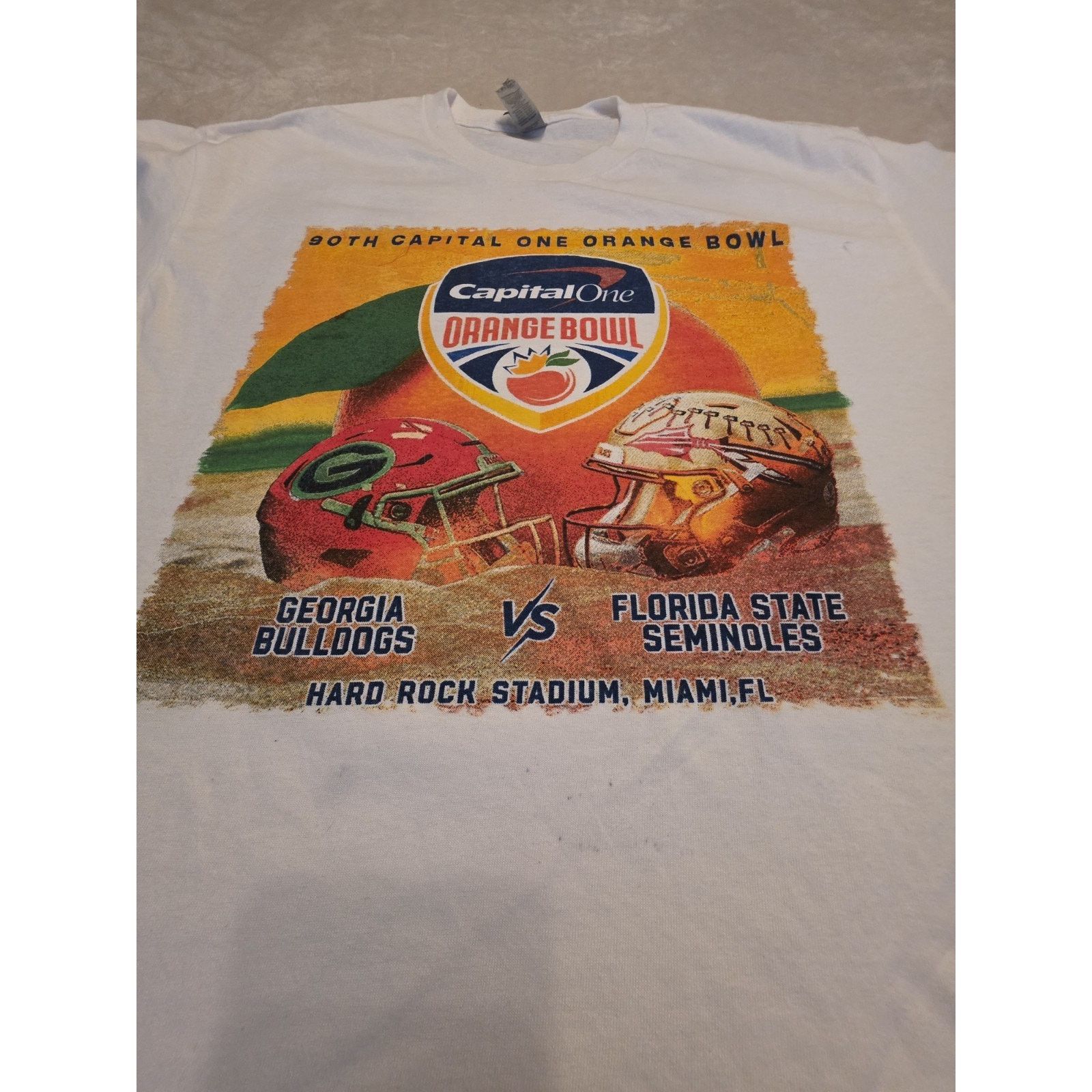 The Game 90th Capital One Orange Bowl game between the Georgia Size 36 - 2 Thumbnail