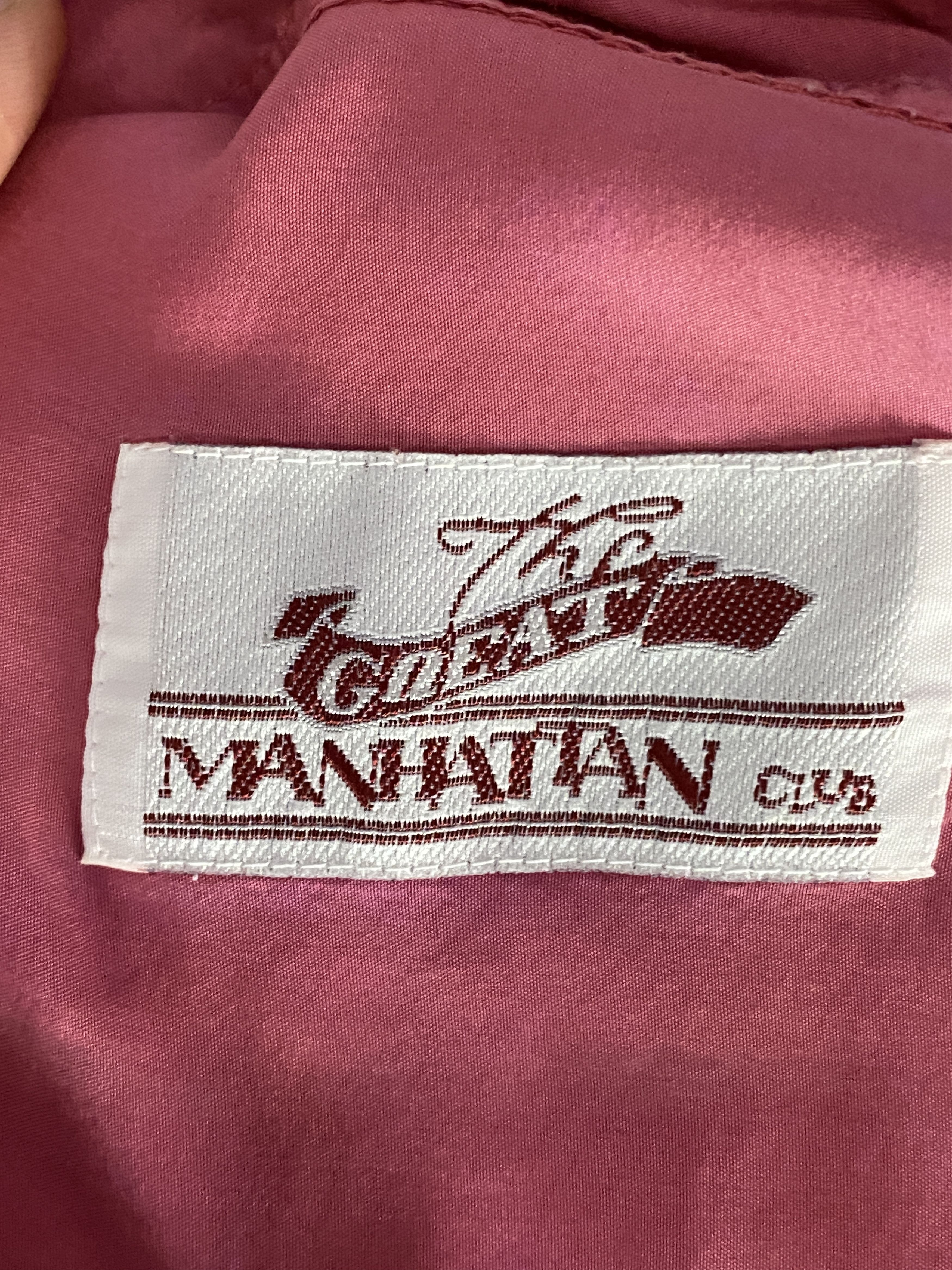 Vintage 90s Manhattan Vintage Men's Short Sleeve Shirt - M Size US M / EU 48-50 / 2 - 6 Thumbnail